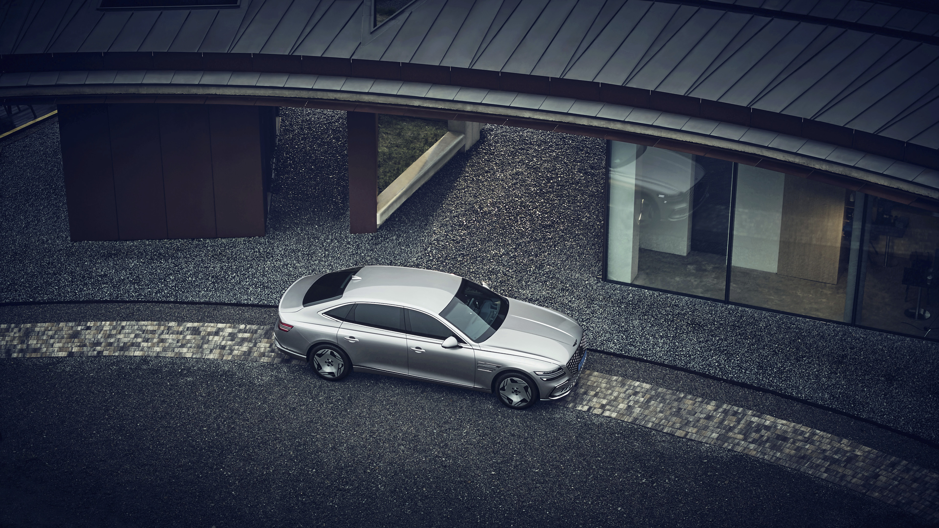 제네시스 G80 전동화 부분변경 모델의 모습