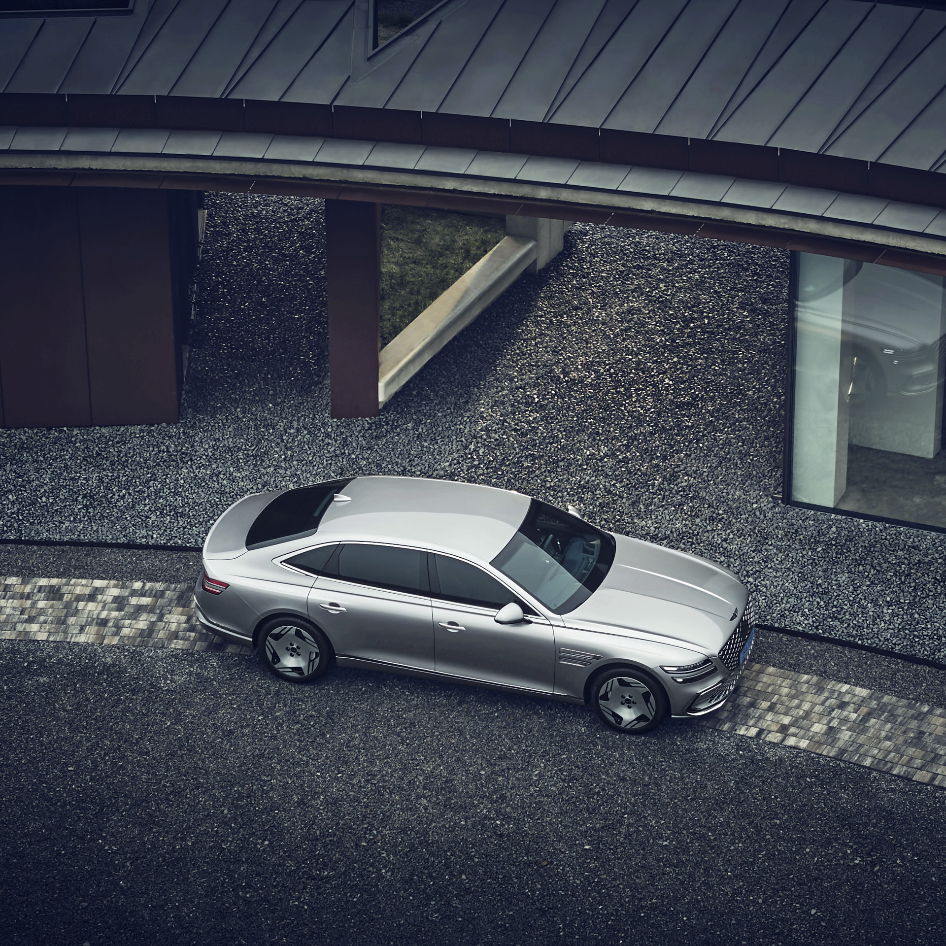 제네시스 G80 전동화 부분변경 모델의 모습