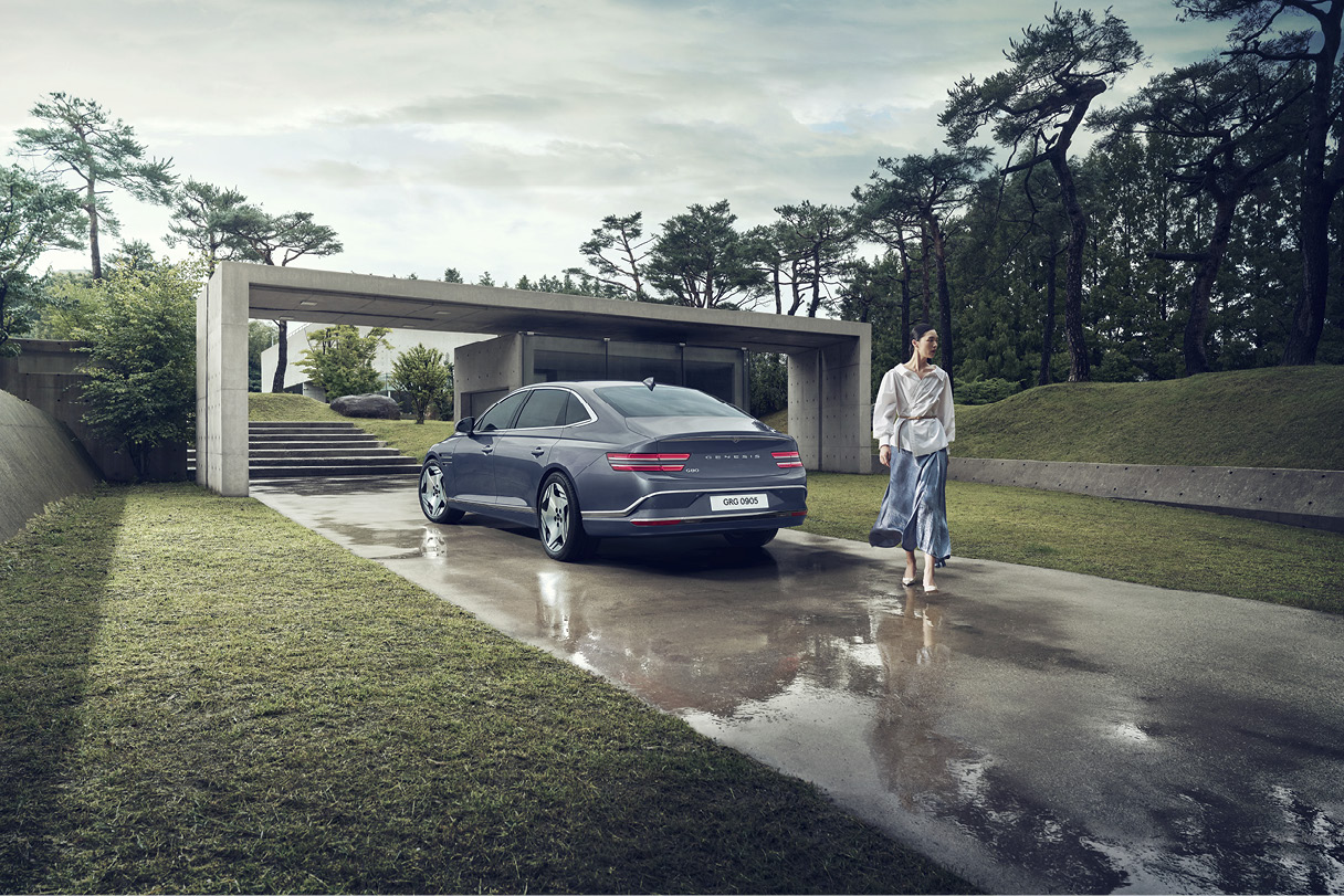 제네시스 G80 전동화 부분변경 모델의 모습