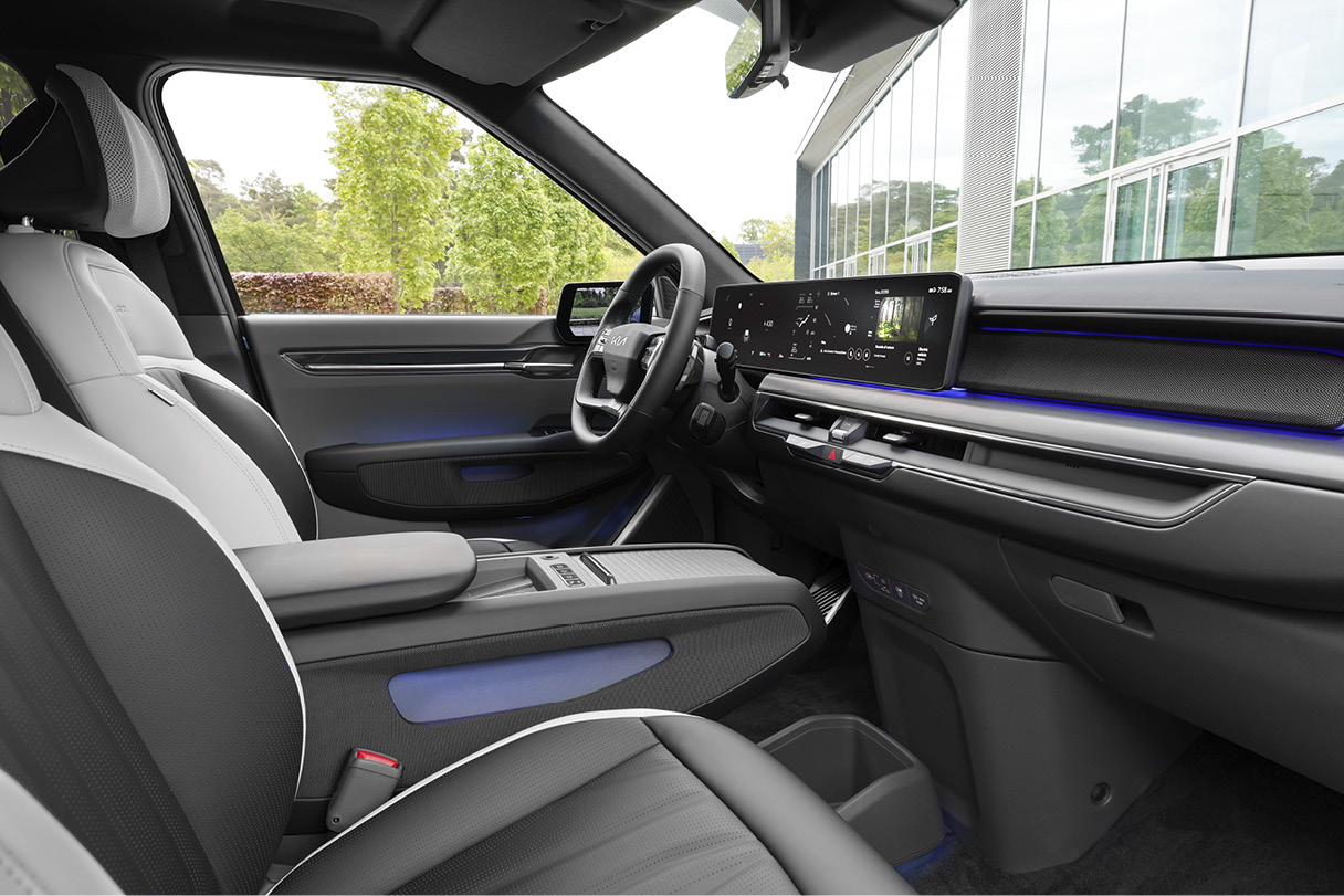 기아 EV9의 인테리어