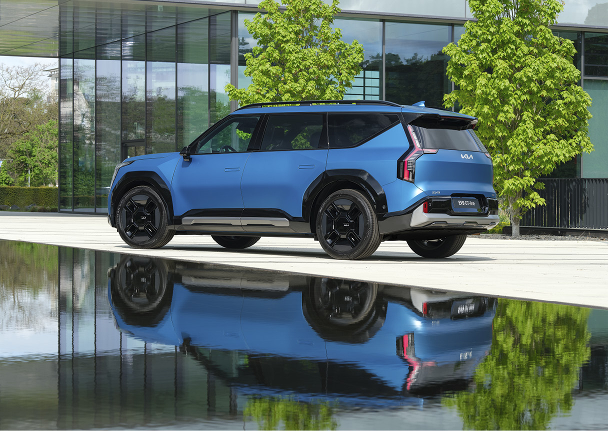 기아 EV9의 뒷모습