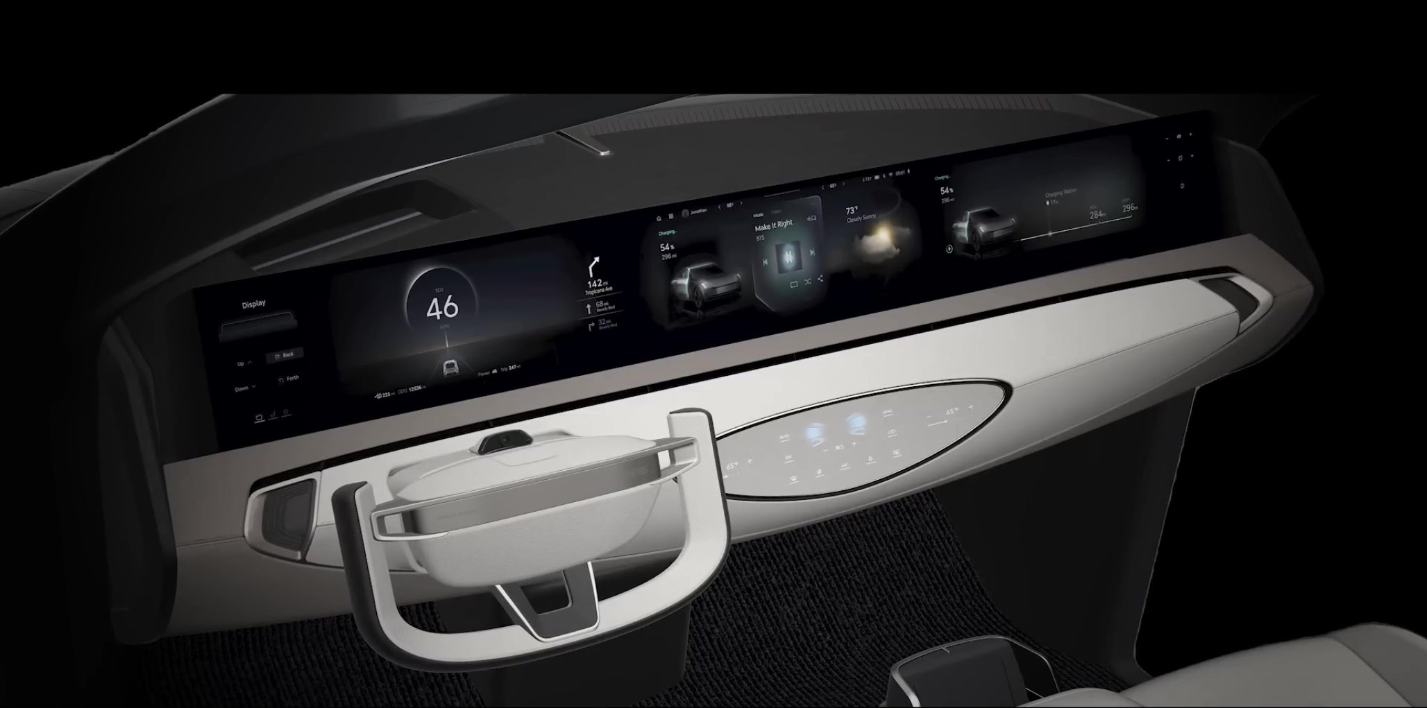 3D graphics of Digital cockpit