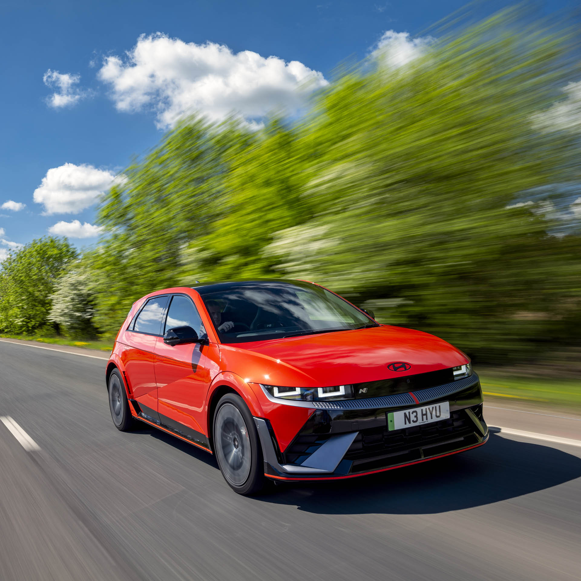 아이오닉 5 N 주행 모습