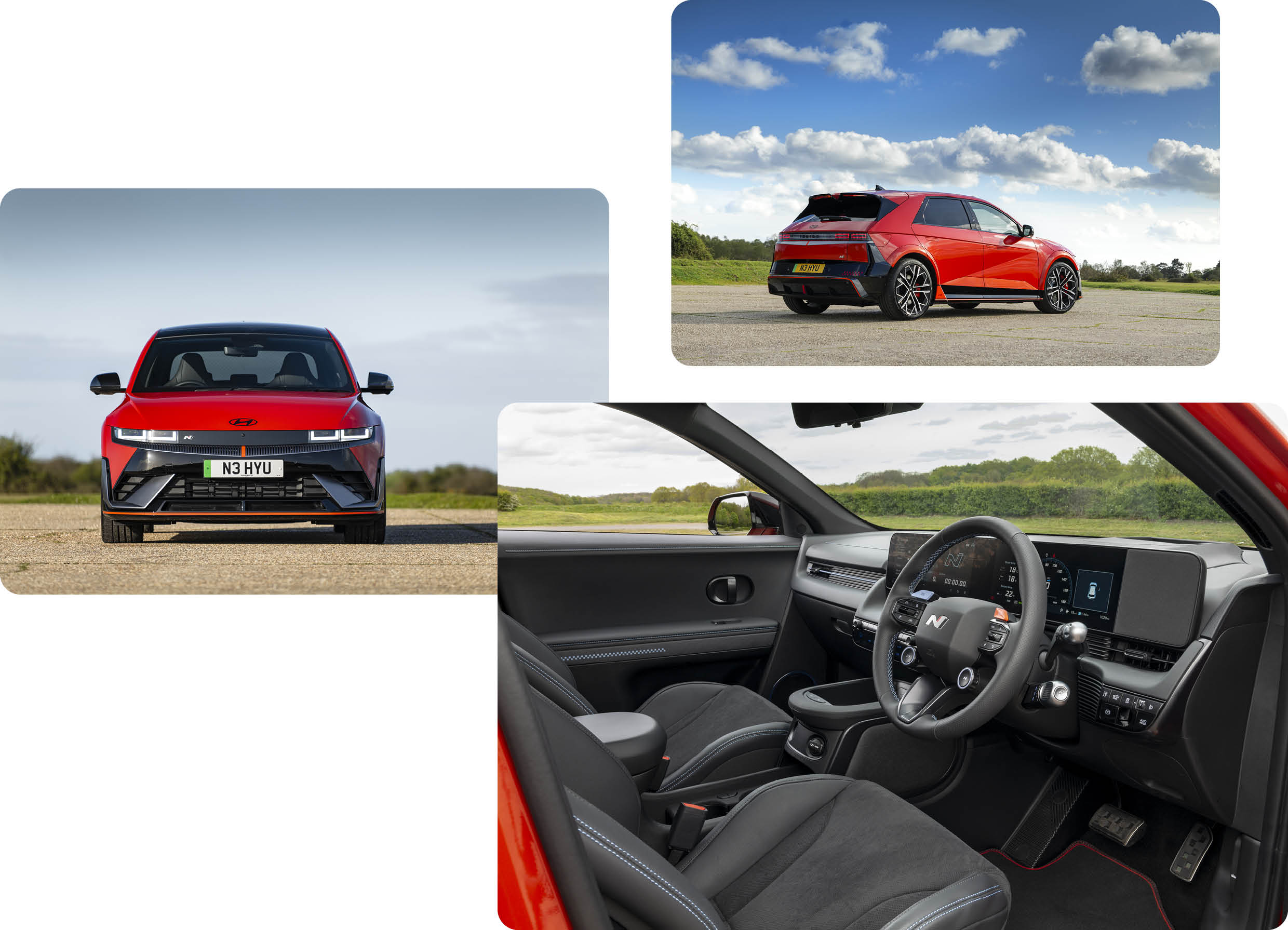 아이오닉 5 N의 외관과 실내 공간