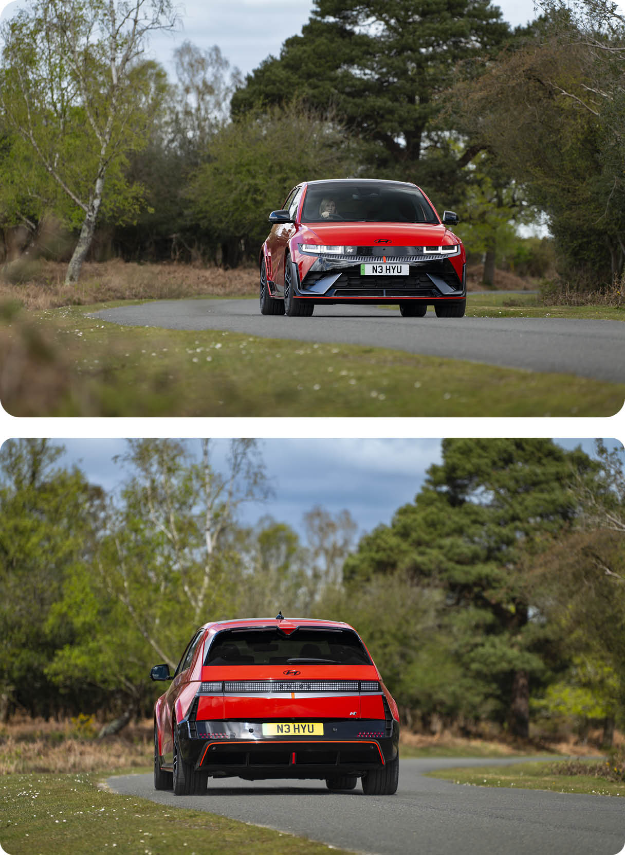 아이오닉 5 N 주행 모습