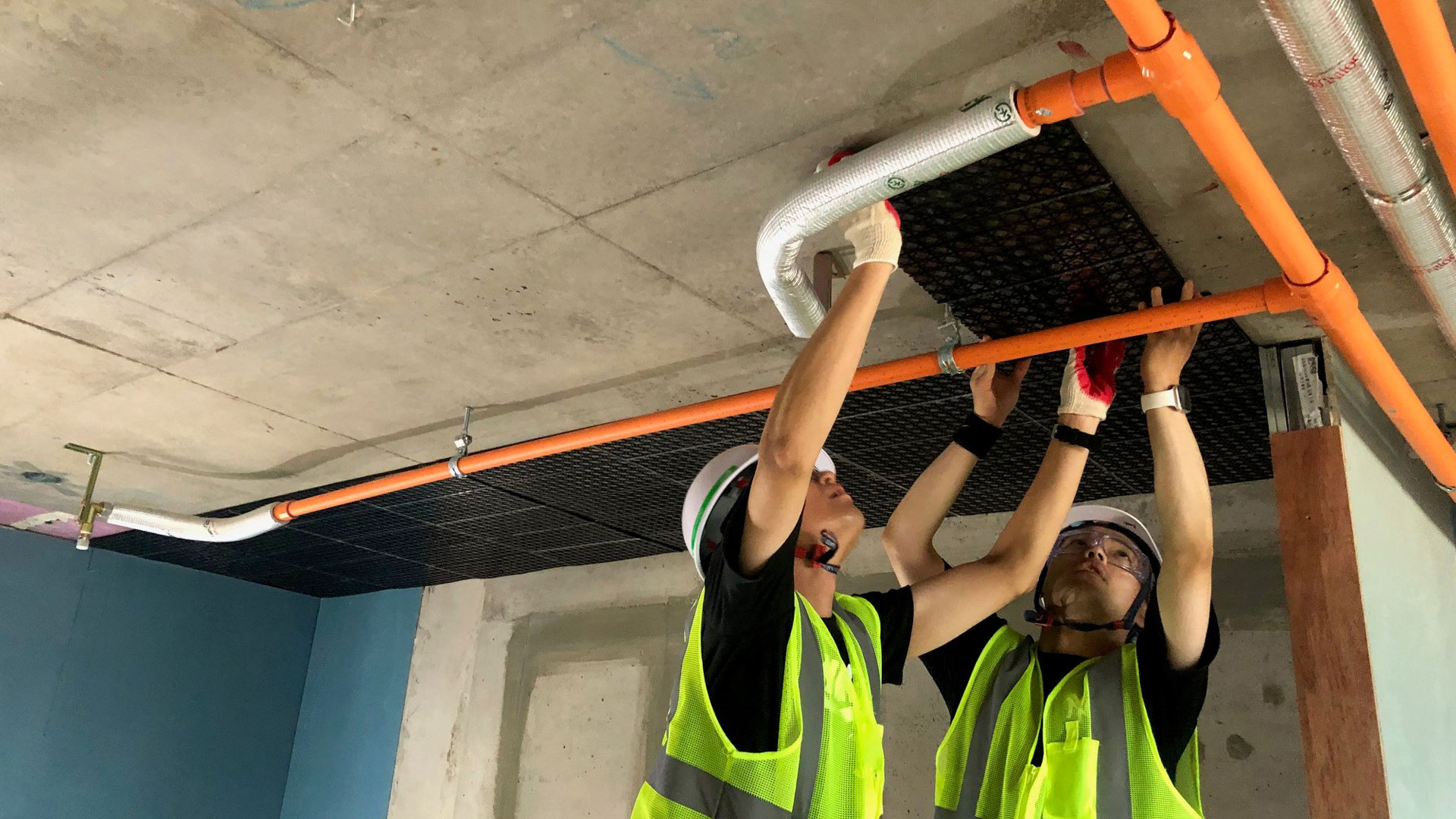 천장형 차음 구조 시공