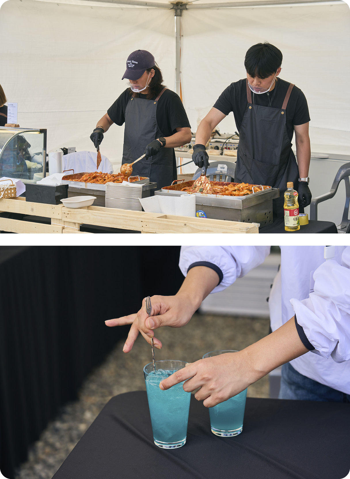 기아멤버스 EV캠프데이 행사 현장의 모습