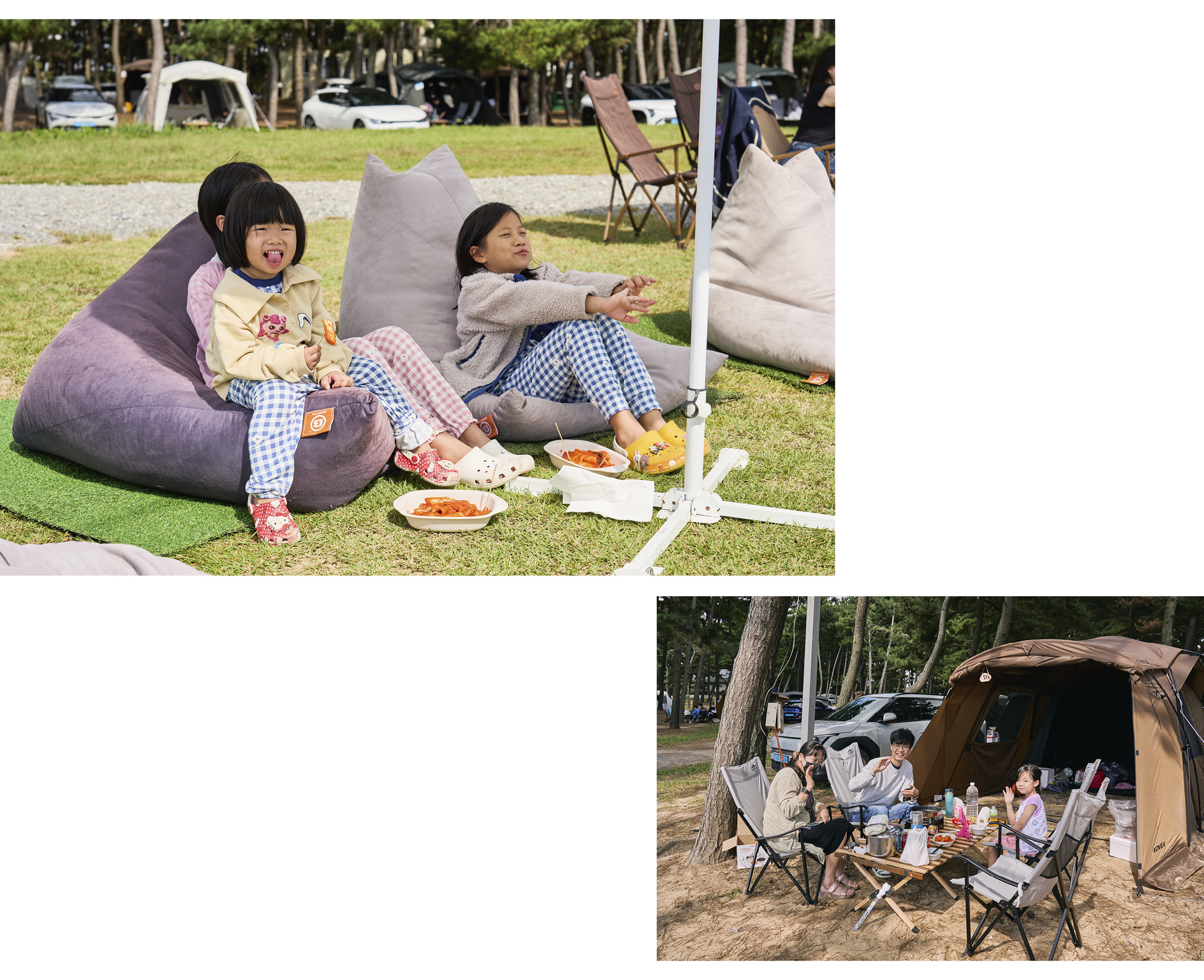 기아멤버스 EV캠프데이 행사 현장의 모습