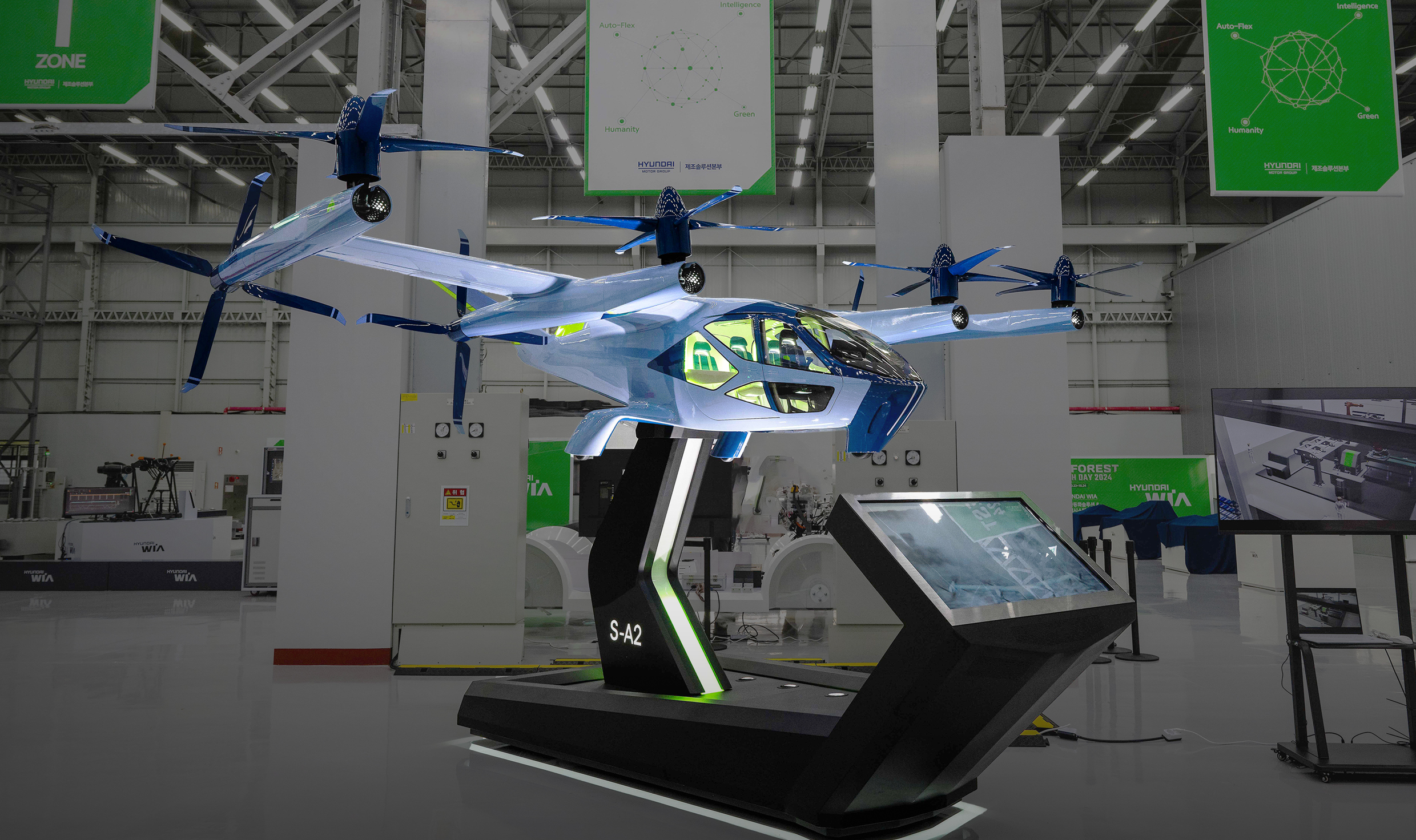 AAM기체 S-A2의 모형