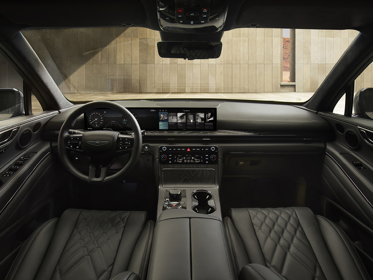 GV80 블랙의 실내