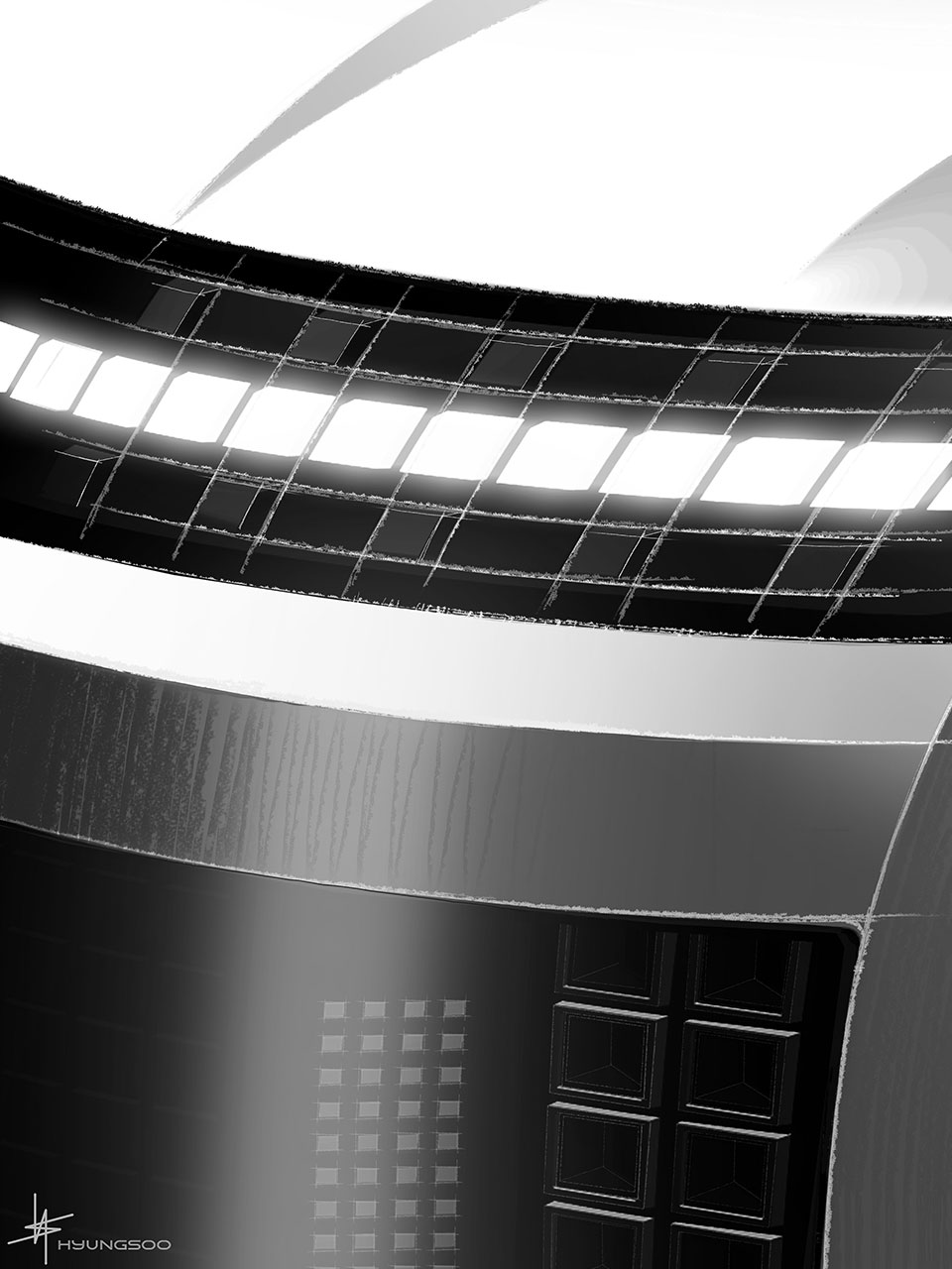 아이오닉 9 전면 램프 티저 이미지