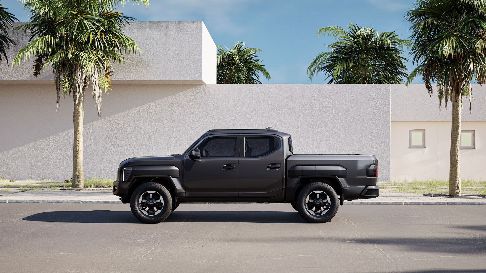 Kia Tasman redefines the pickup truck with purposeful design and innovative technology, delivering true practicality