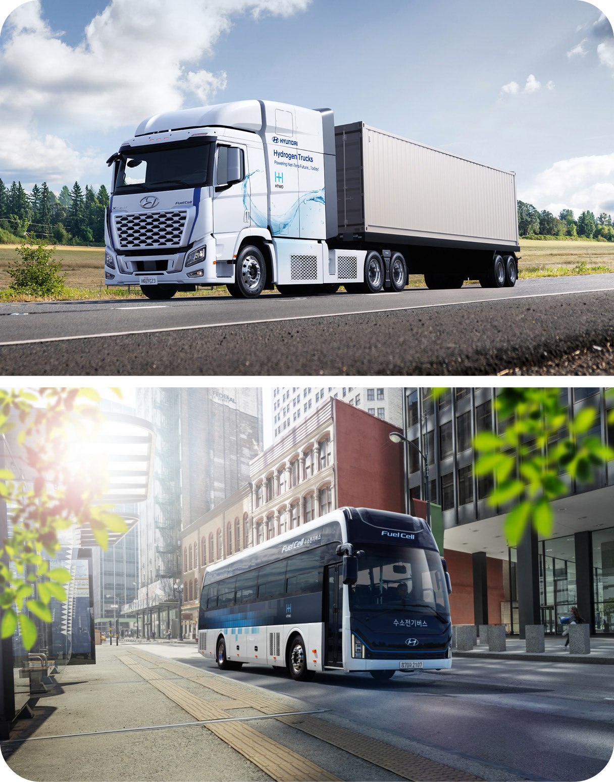 Hyundai Motor's Hydrogen-Electric Commercial Vehicle Appearance