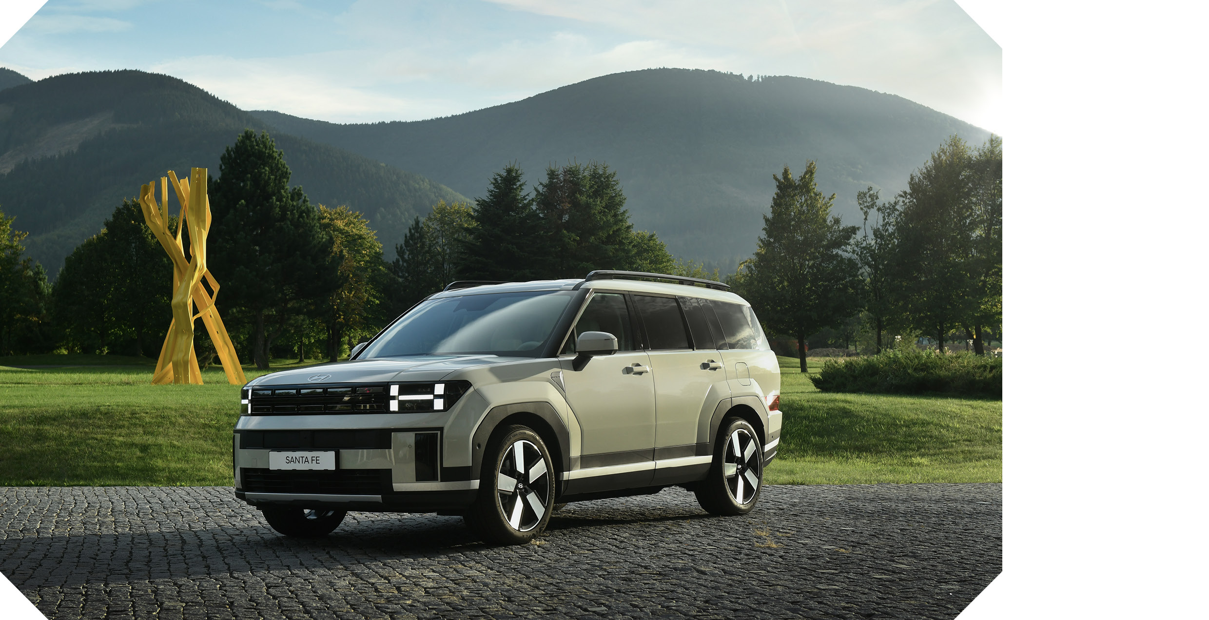 현대자동차 싼타페의 모습