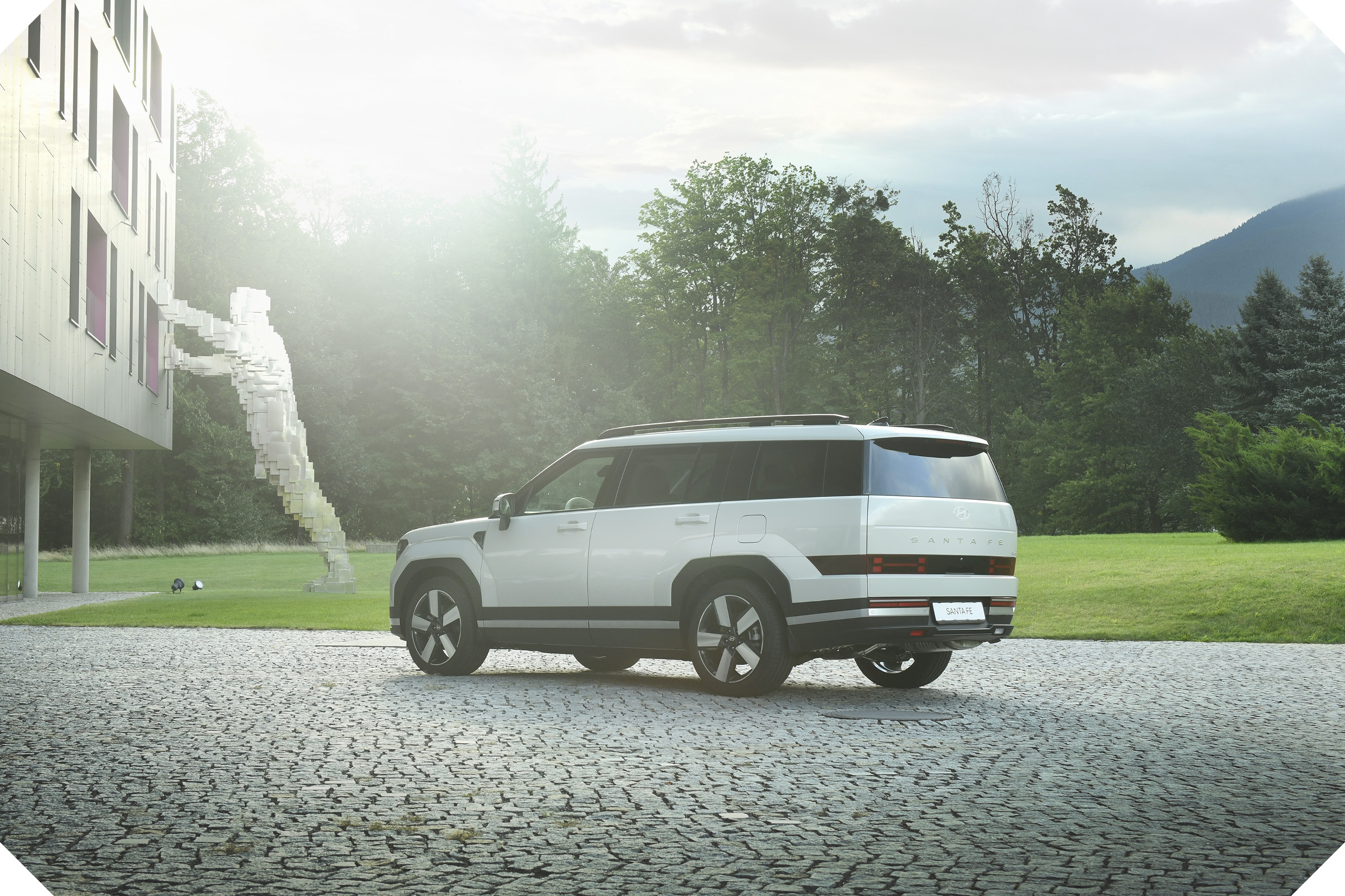 현대자동차 싼타페의 모습