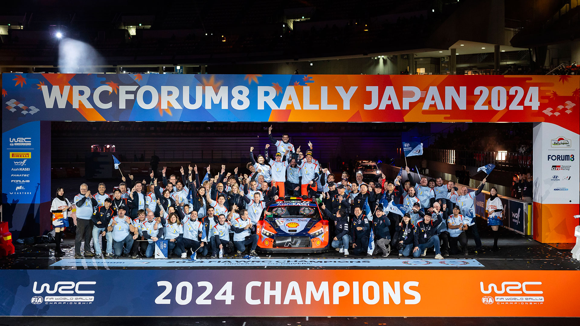 Thierry Neuville and Martijn Wydaeghe seal FIA WRC titles in thrilling finale