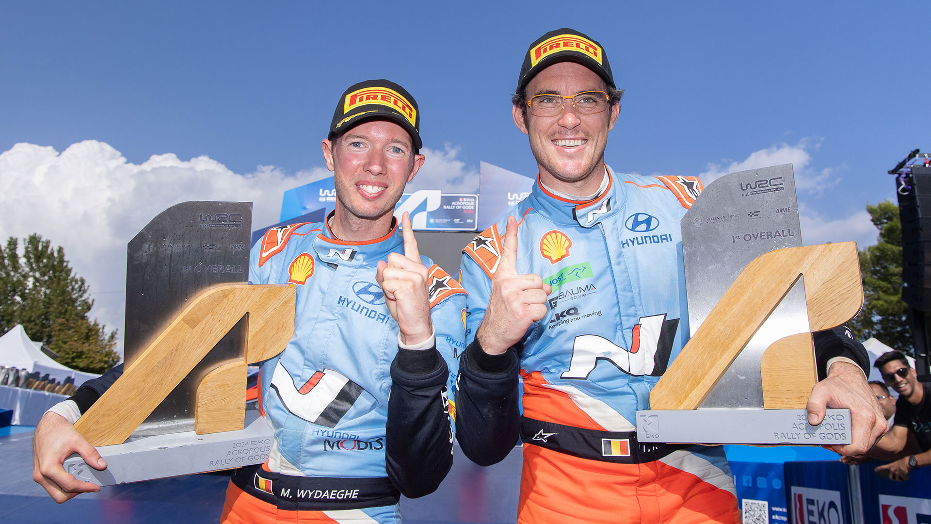 Thierry Neuville and Martijn Wydaeghe seal FIA WRC titles in thrilling finale