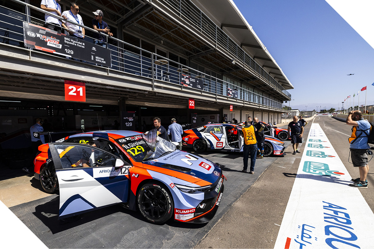 현대팀 TCR 레이스카