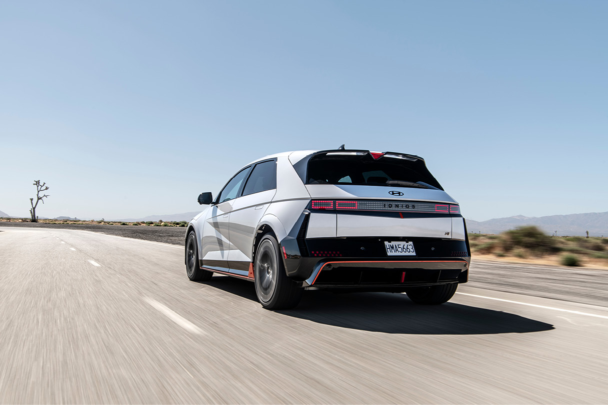 현대차 아이오닉 5 N의 모습