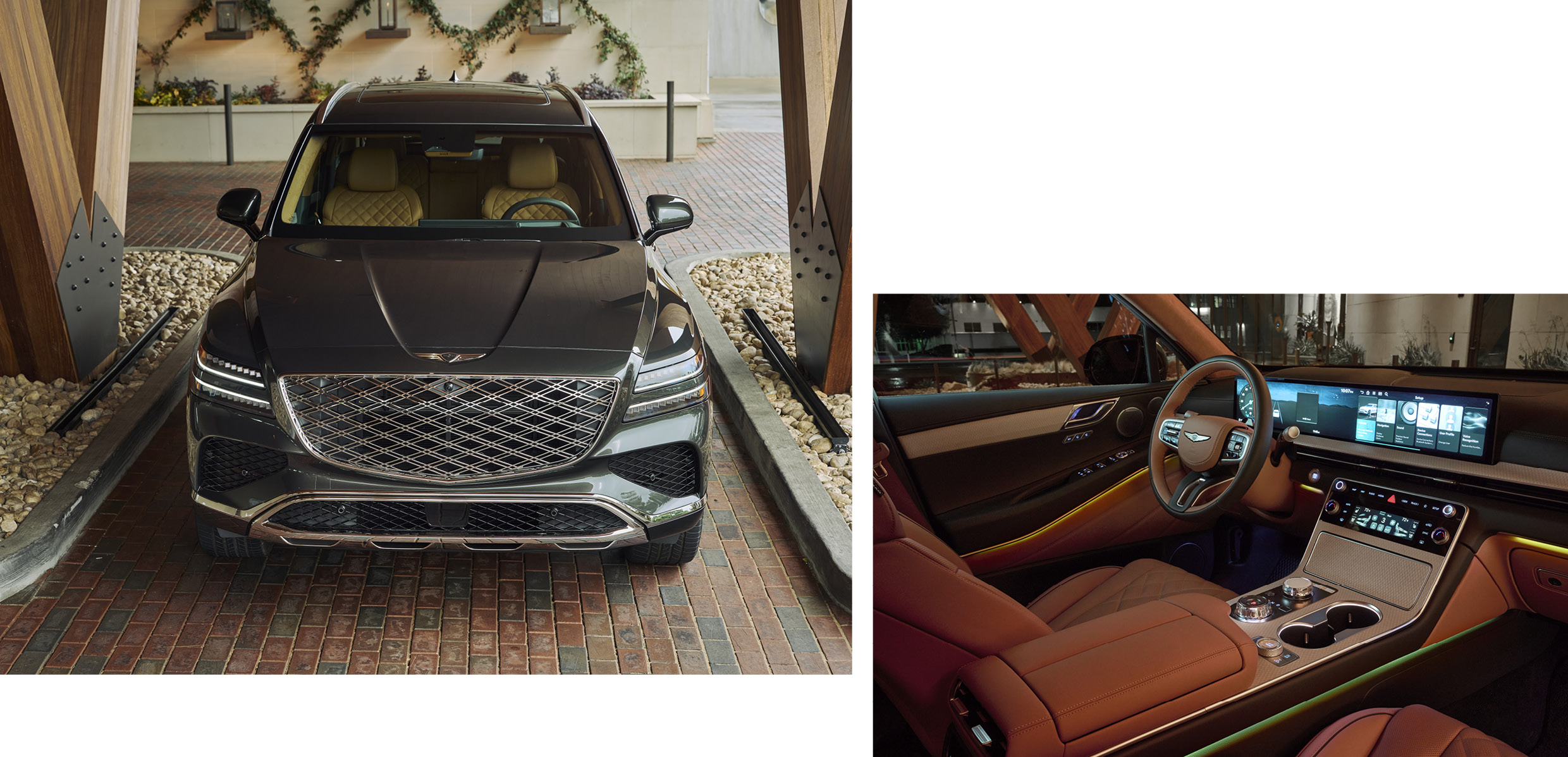 제네시스 GV80의 안팎 모습