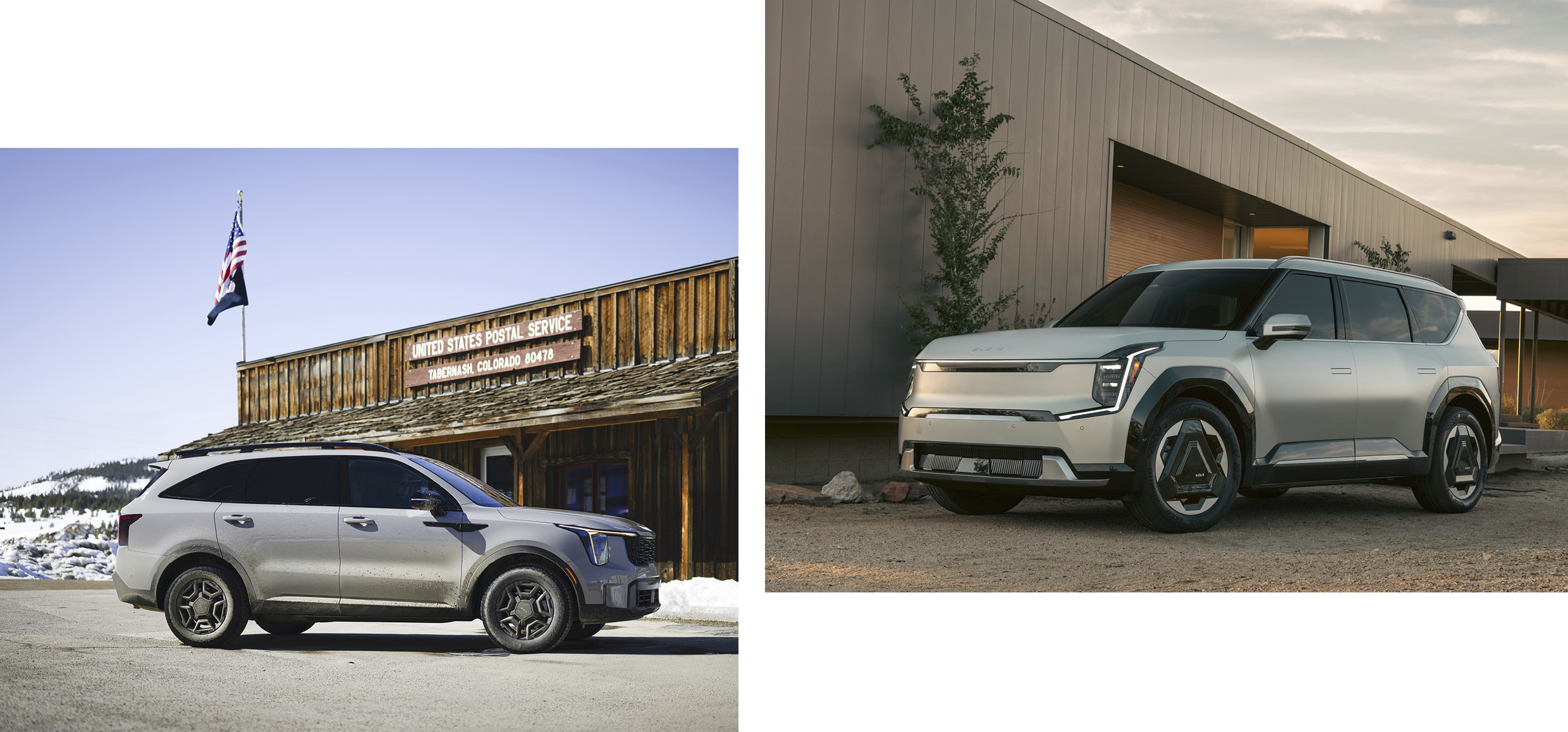 기아 EV9과 쏘렌토의 모습