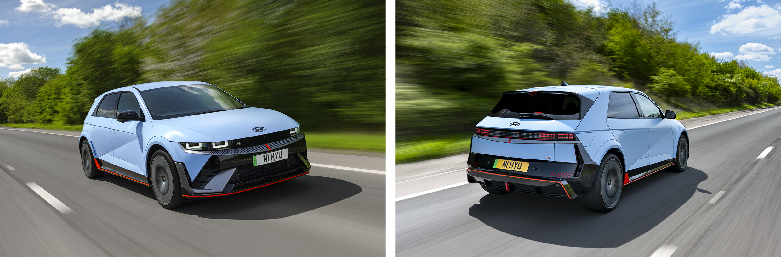 현대차 아이오닉 5 N의 모습