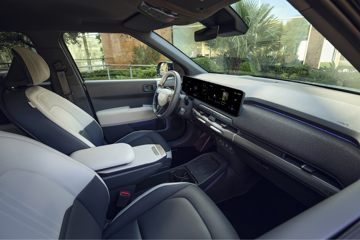 기아 EV3의 실내 모습