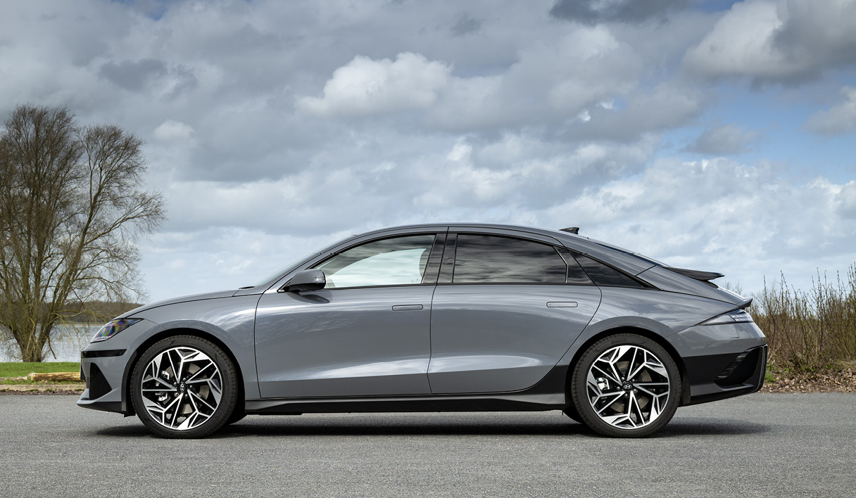 현대차 아이오닉 6의 모습