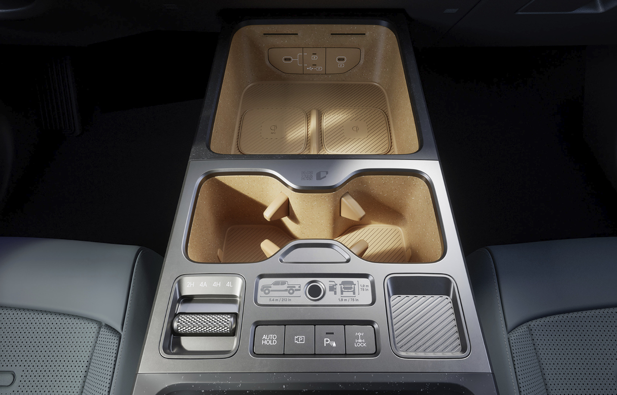 기아 타스만의 4륜구동 셀렉터