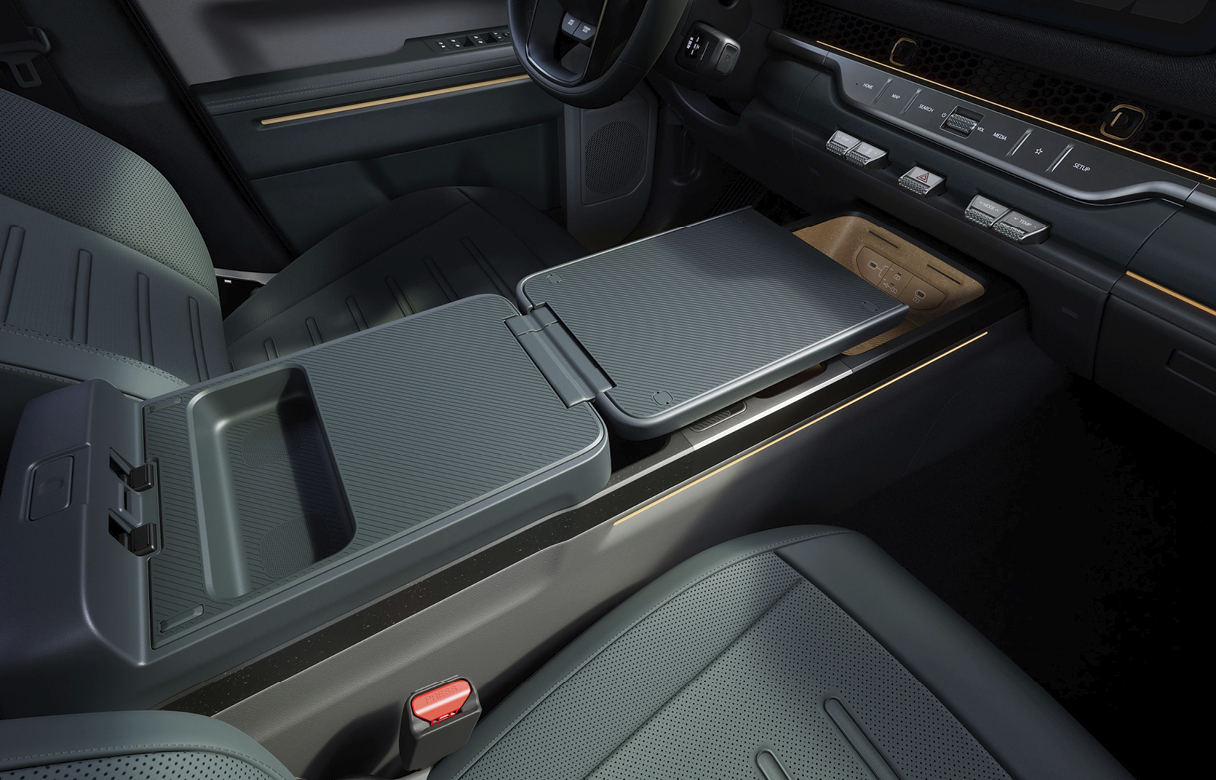 기아 타스만의 콘솔 테이블