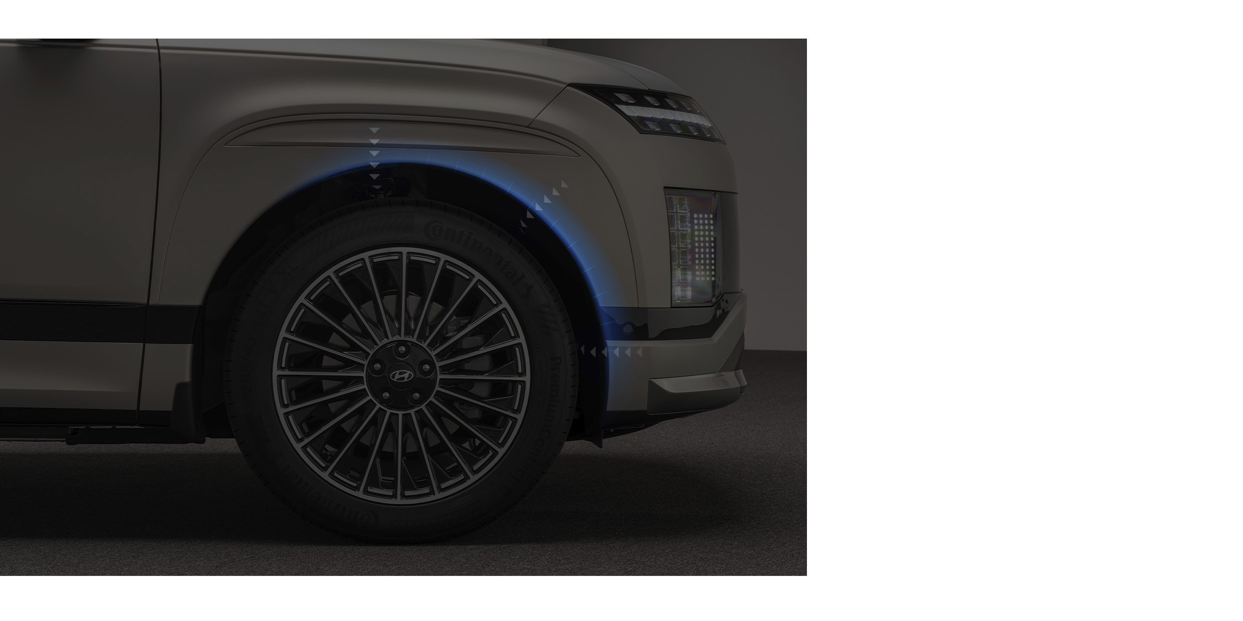 현대자동차 아이오닉 9의 디자인 특징을 설명하는 표