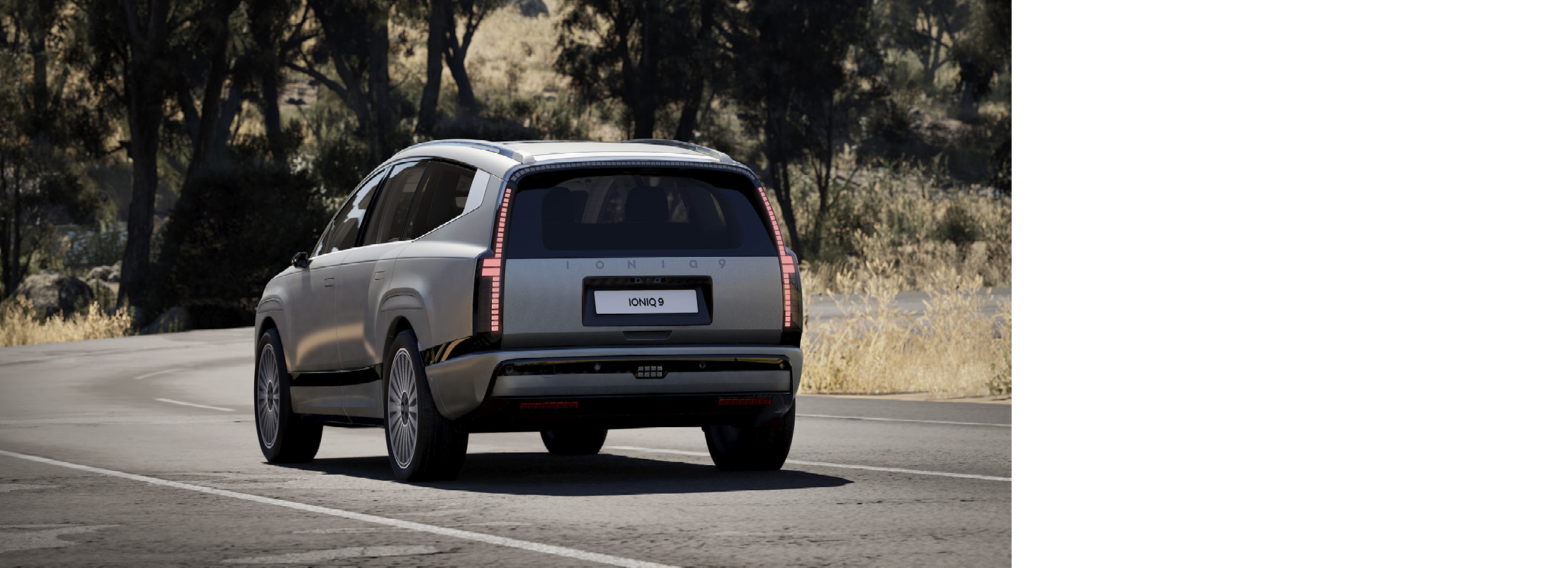 현대자동차 아이오닉 9의 디자인 특징을 설명하는 표