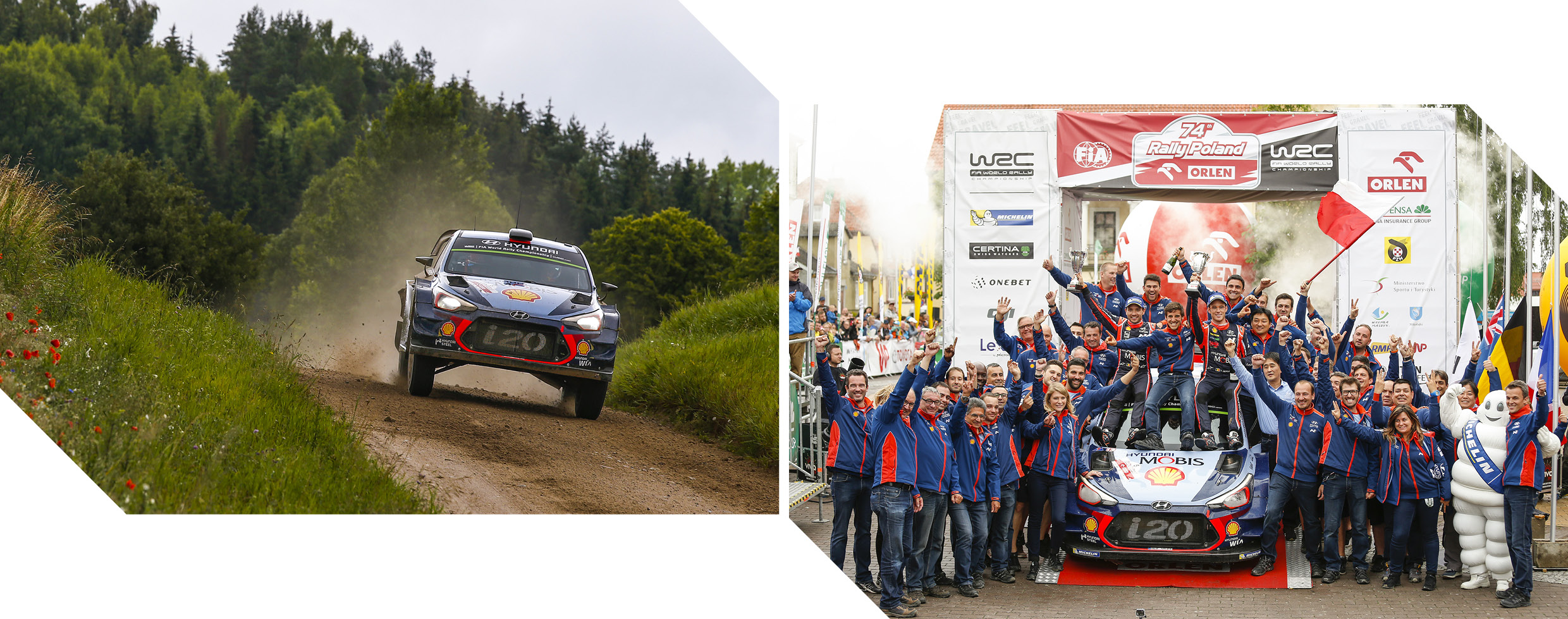 2017 시즌 현대 월드랠리팀 주요 경기 모습