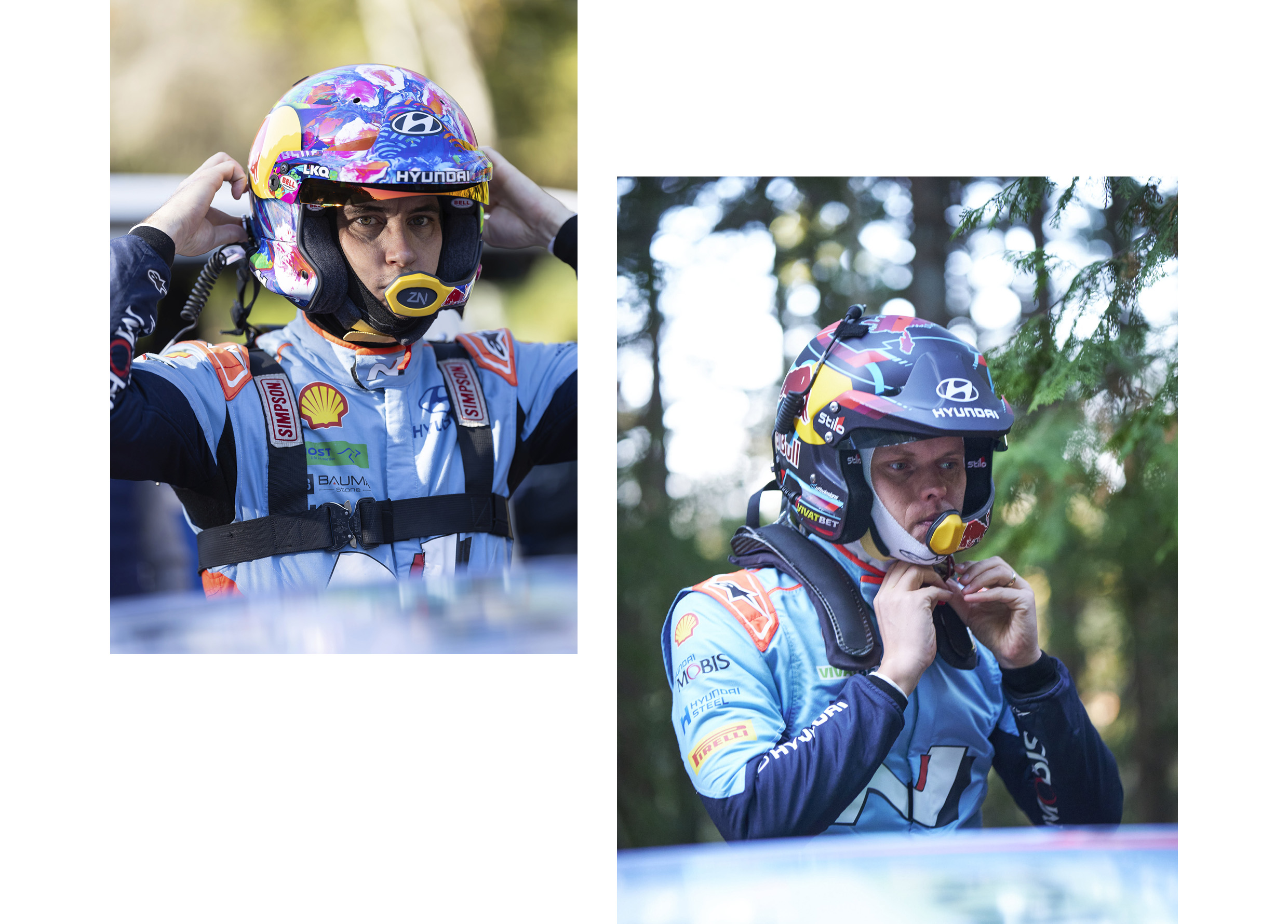 Thierry Neuville and Ott Tänak