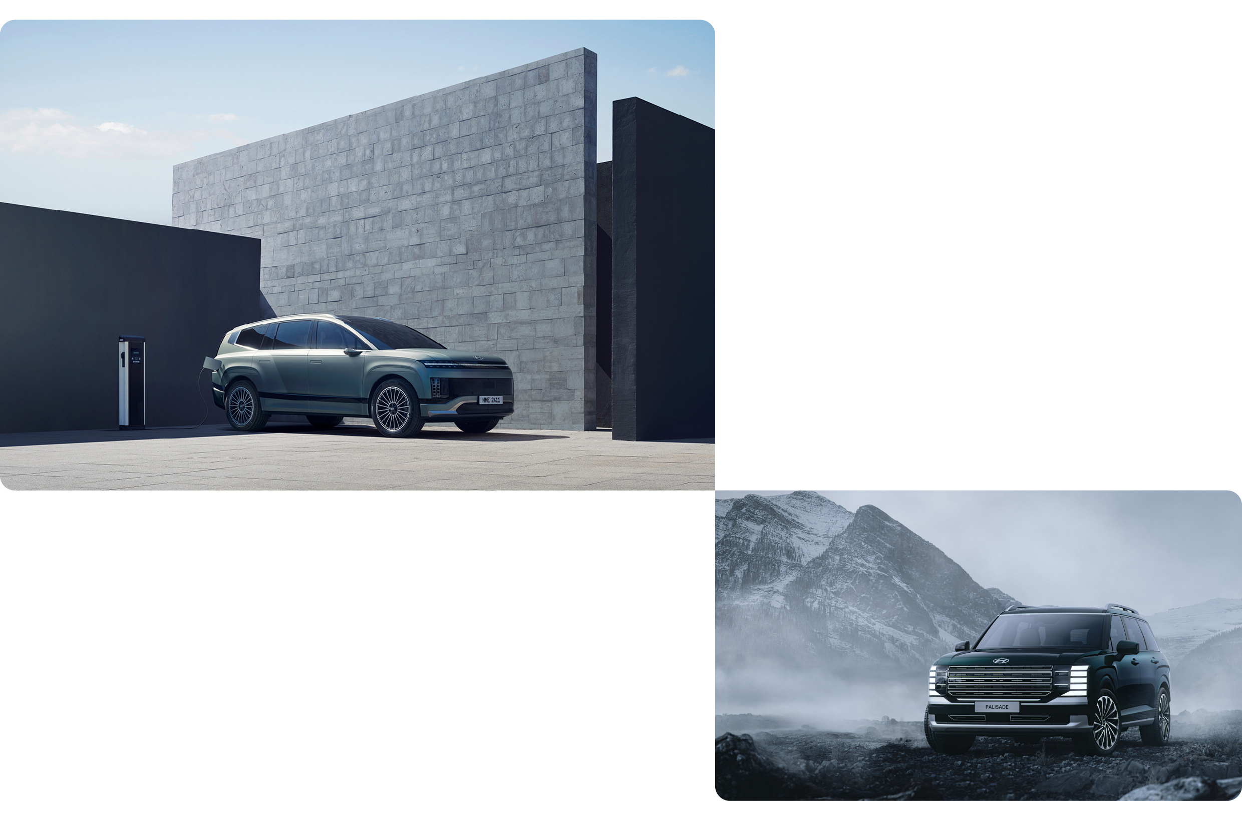 Hyundai IONIQ 9 and Palisade