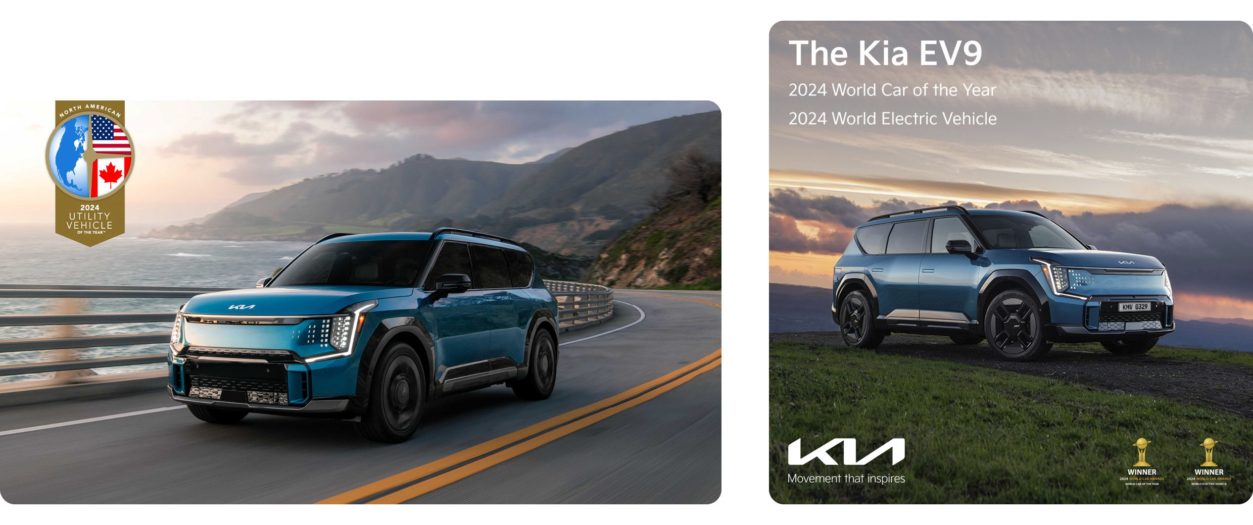 Kia EV9 Wins 2024 North American SUV of the Year and 2024 World Car of the Year