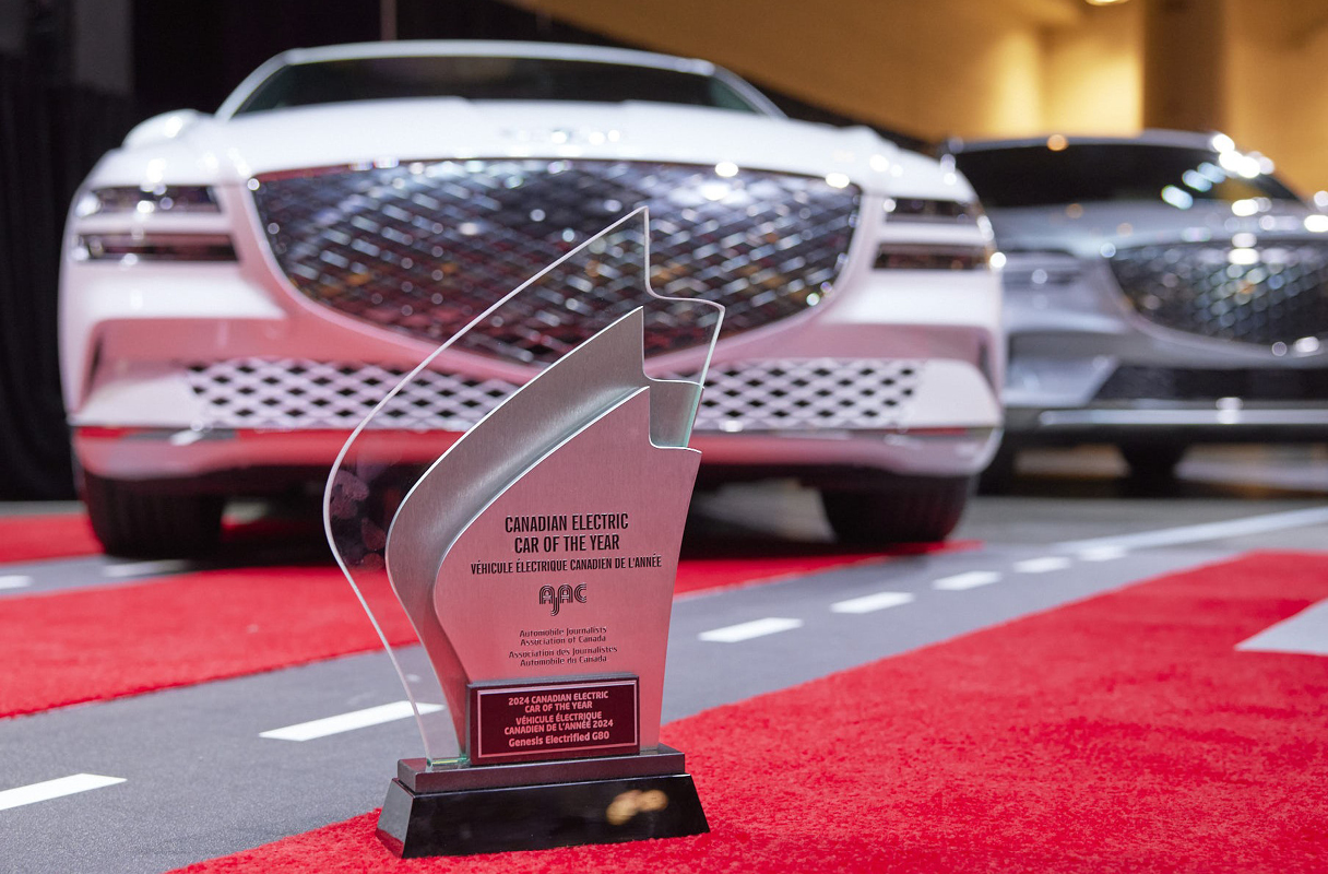 Genesis Electrified G80 and Electrified GV70 Winning 2024 Canadian Electric Vehicle and Electric SUV of the Year