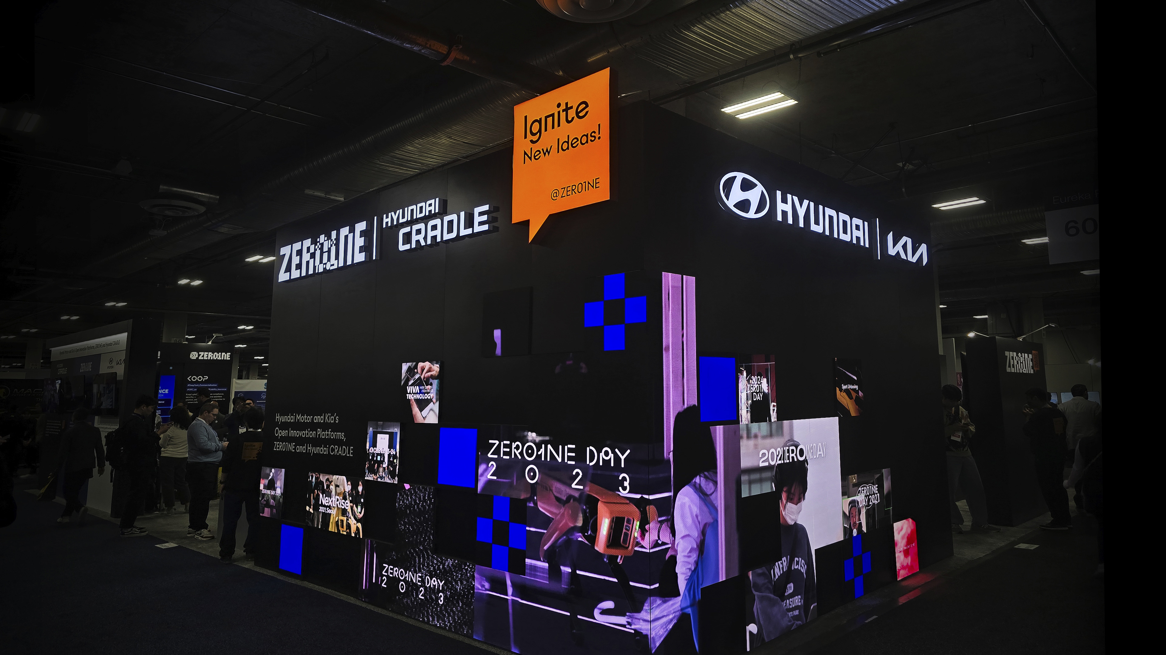 CES 제로원 부스