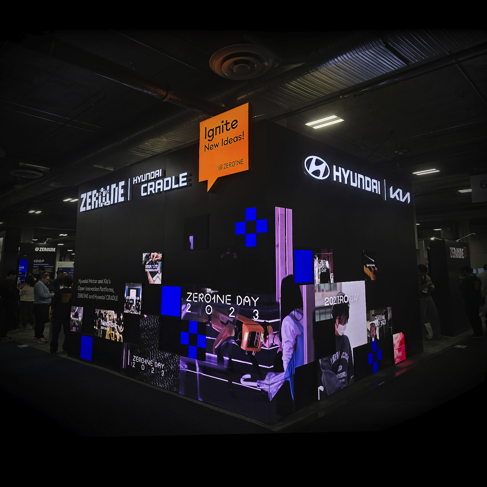 CES 제로원 부스