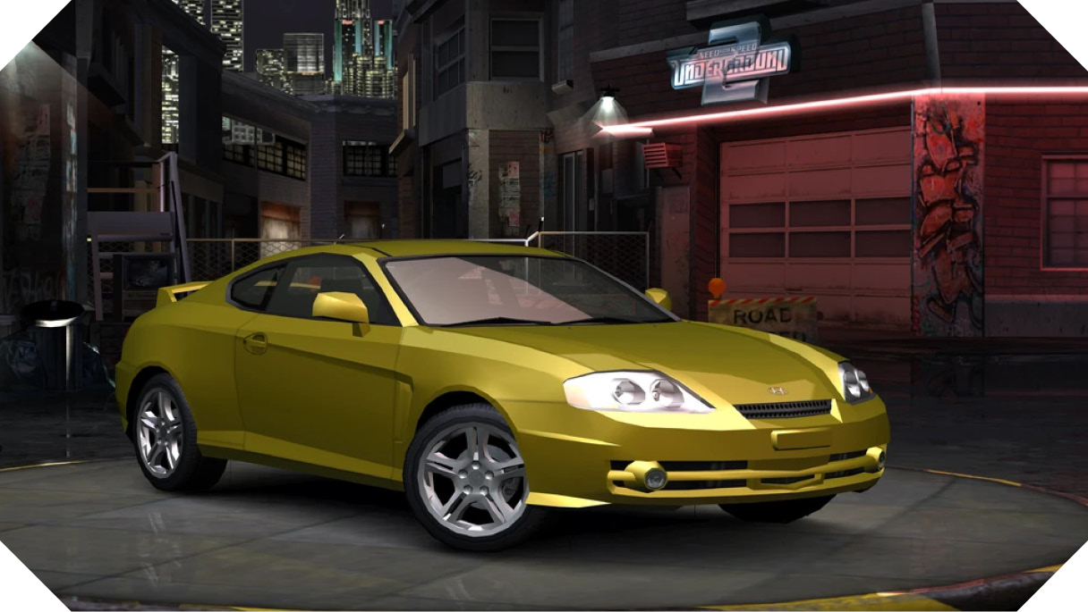 니드 포 스피드 게임에 등장한 현대자동차 투스카니의 모습