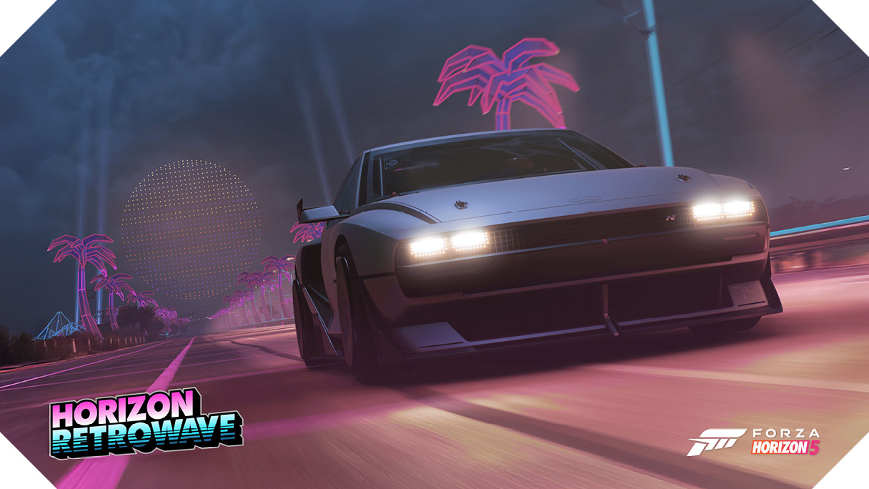 포르자 호라이즌 5에 등장한 현대차 N 비전 74의 모습