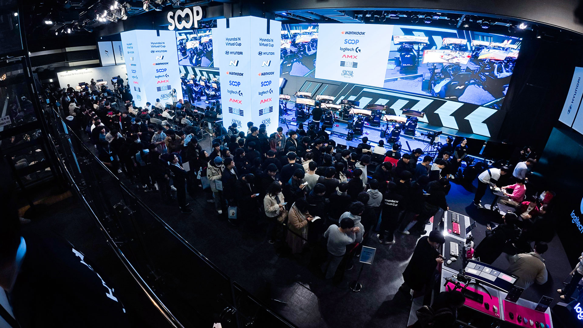 잠실 숲 콜로세움 e스포츠 경기장에서 진행된 '2024 Hyundai N Virtual Cup' 결승전 현장 전경-1