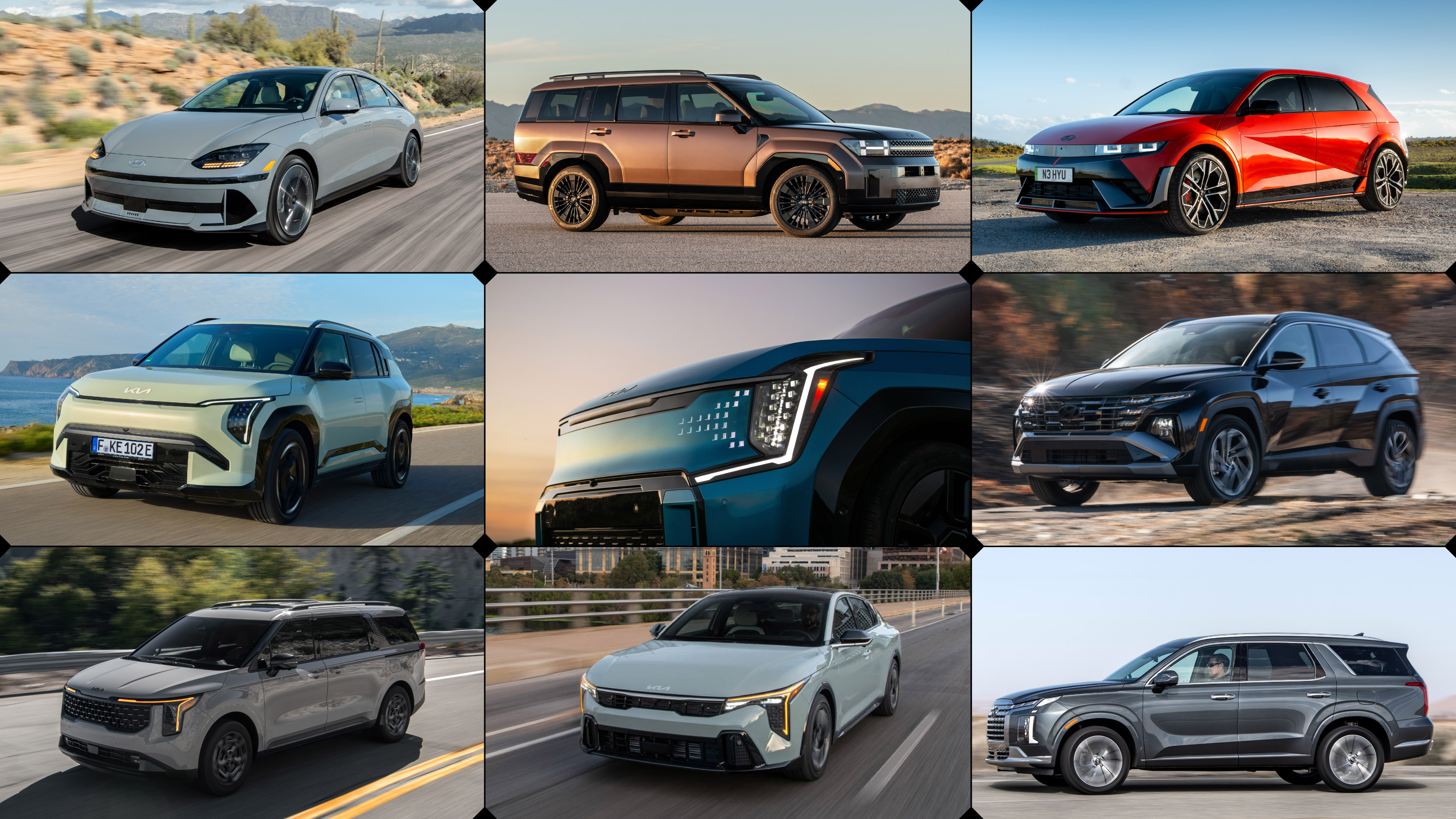 현대차그룹 주요 차종 이미지 모음