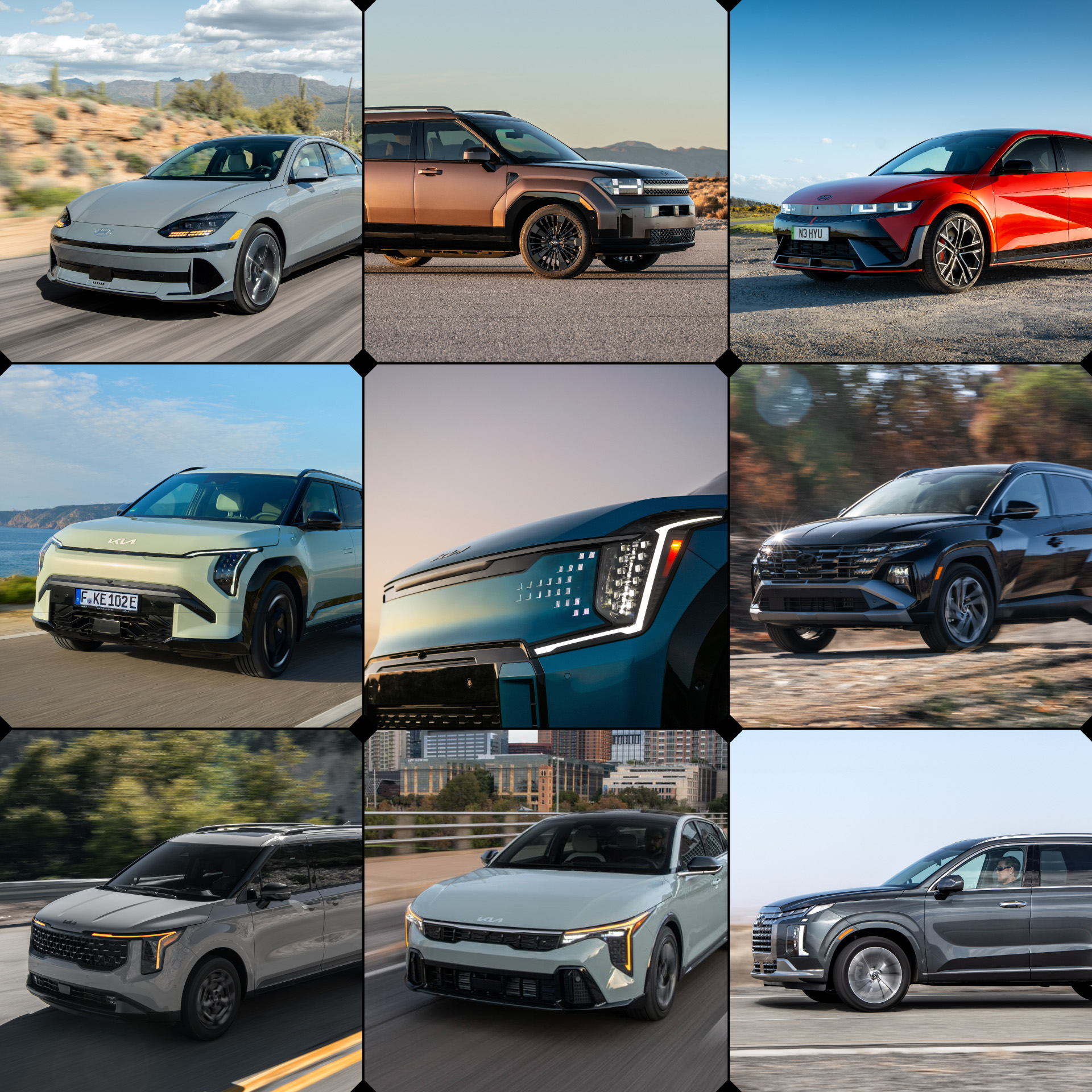 현대차그룹 주요 차종 이미지 모음