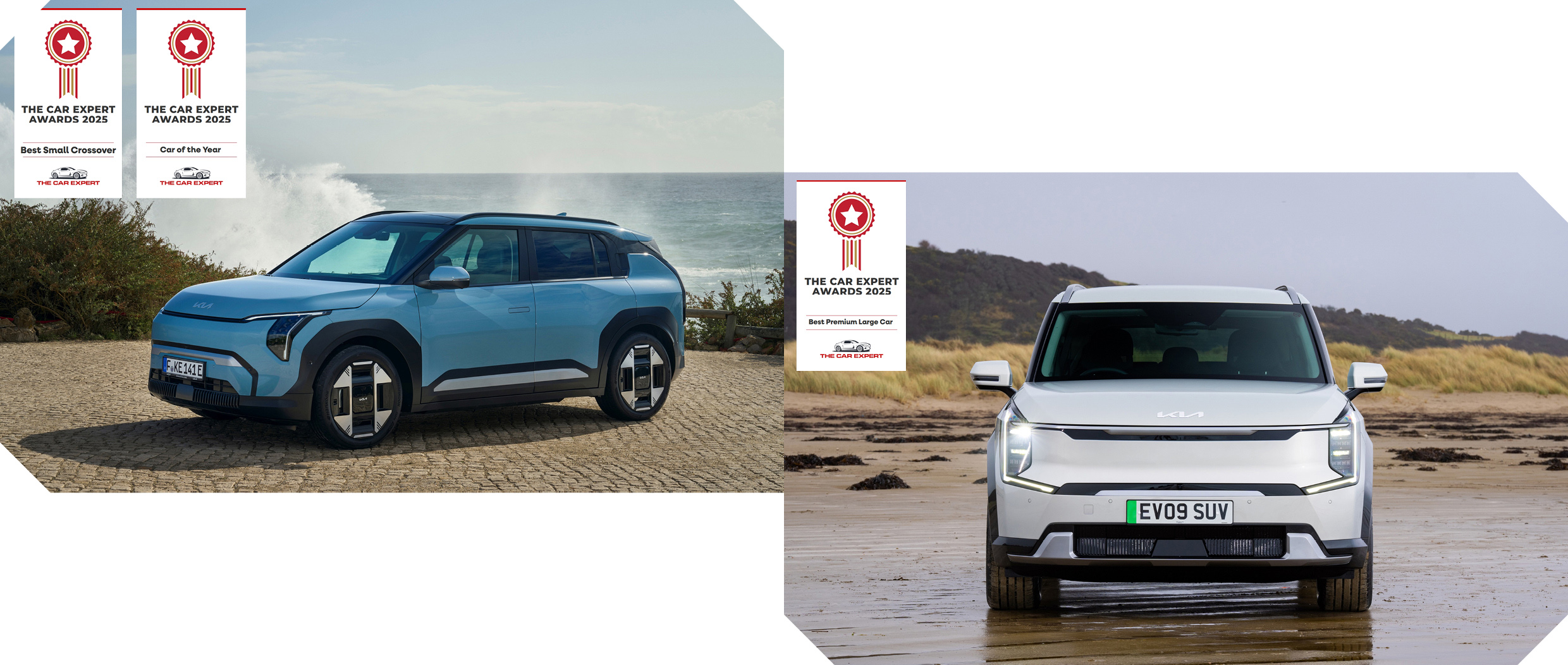 영국 카 익스퍼트 어워드 2025 현대차그룹 수상 차종. 기아 EV3, EV9