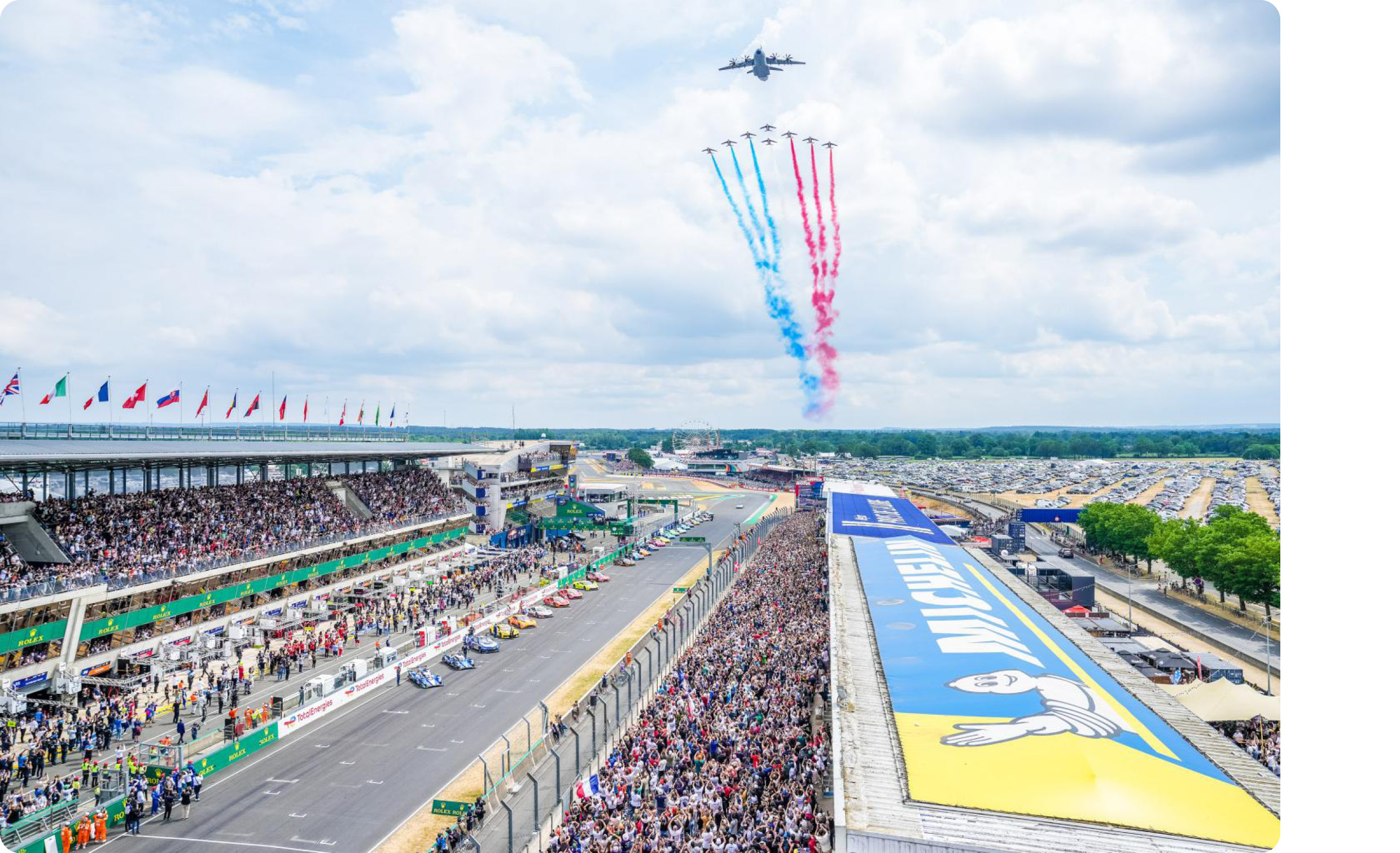 르망 24시간의 경기장 전경