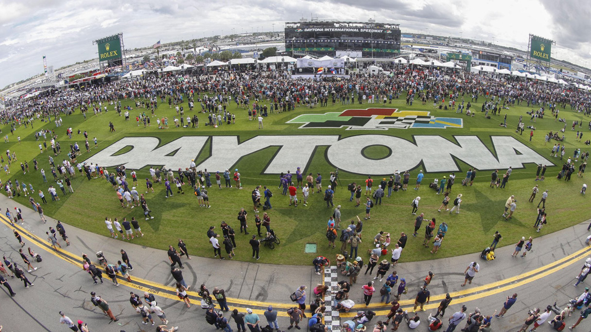Full view of Daytona International Speedway