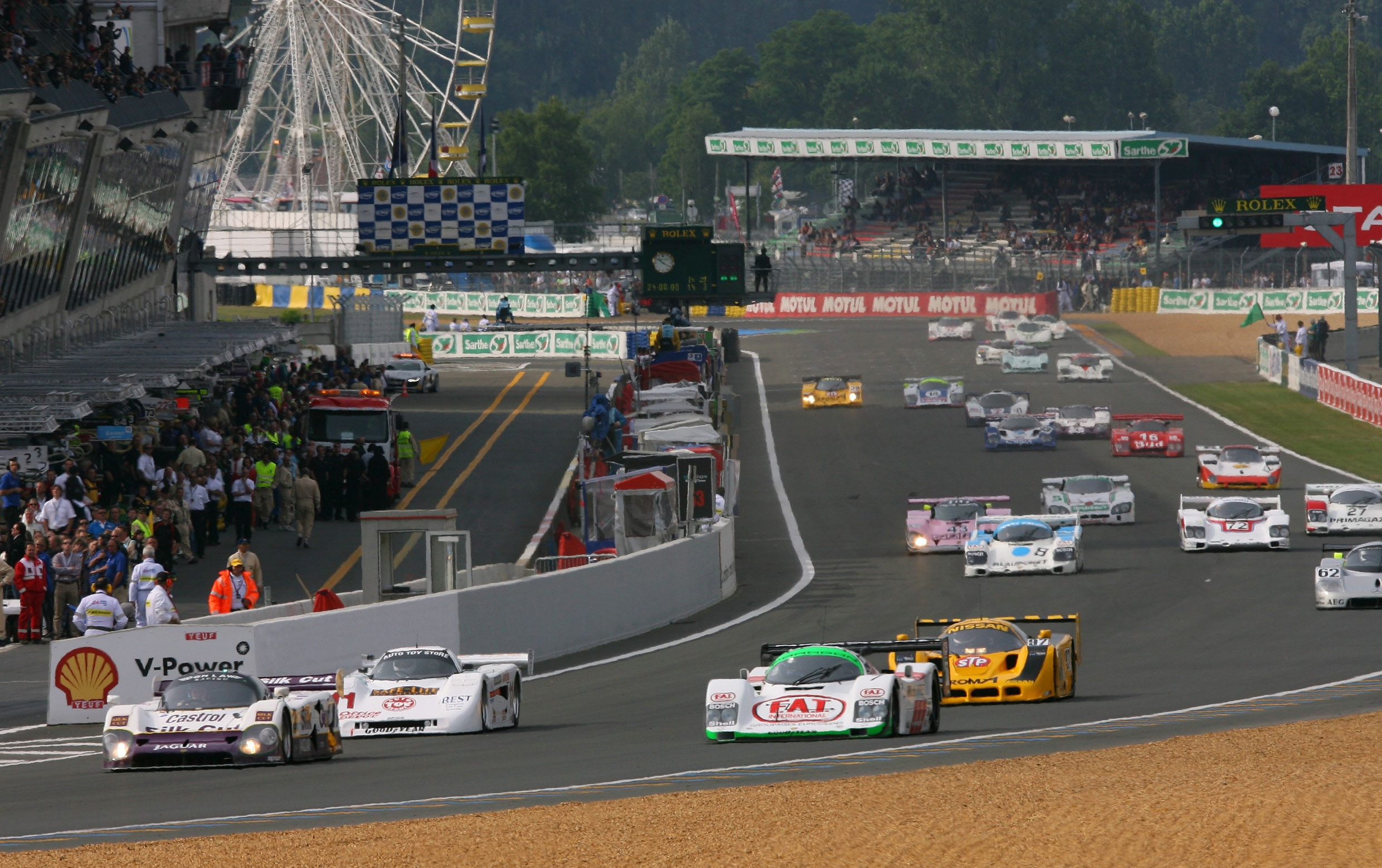 르망 24시간의 경기 모습