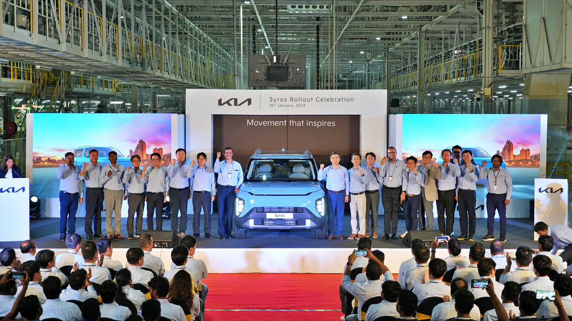 기아, 인도 공장에서 시로스 양산 개시