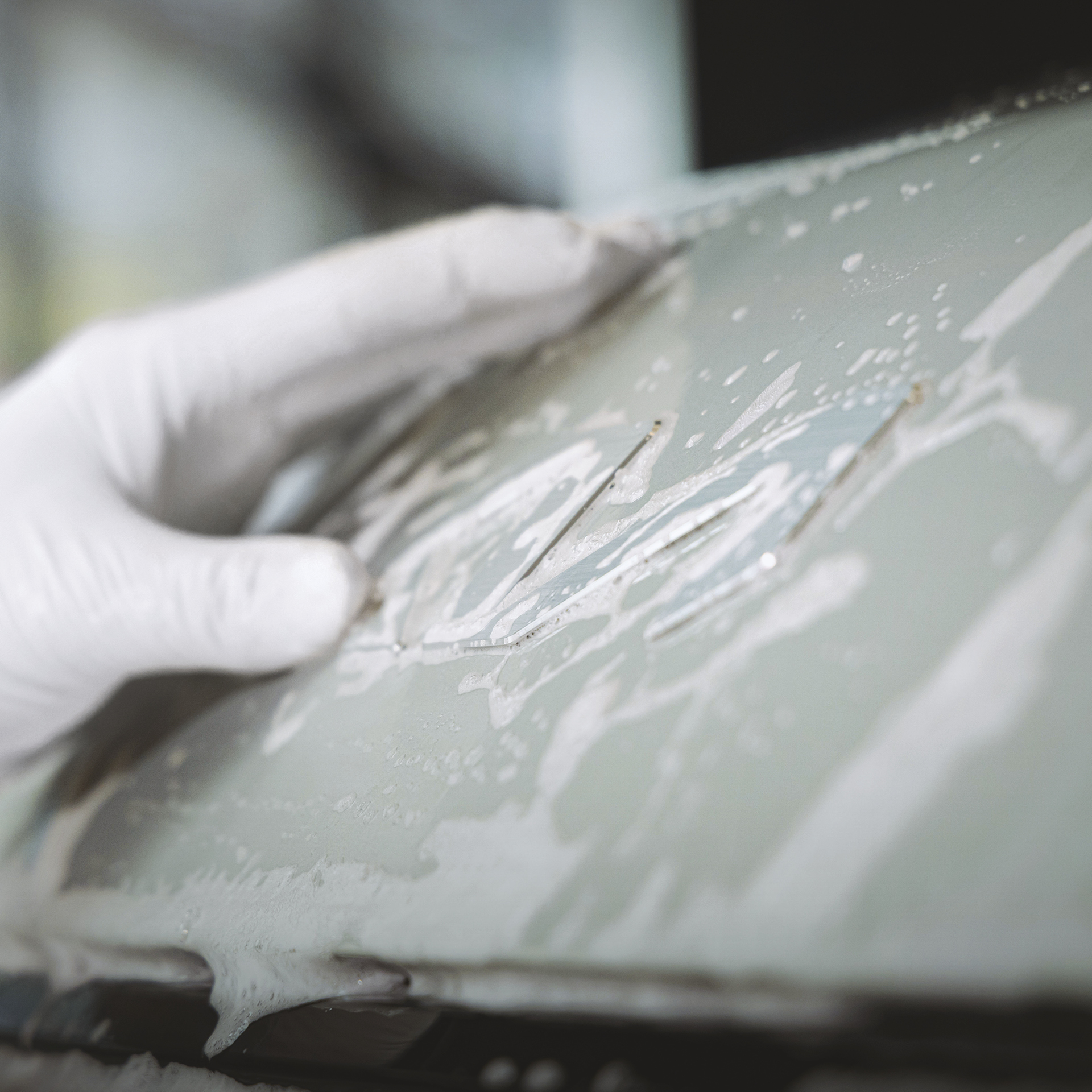 a picture showing a car washing